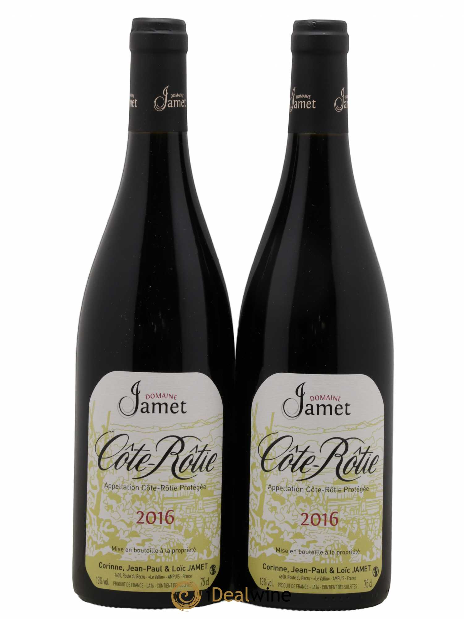 Côte-Rôtie Jamet (Domaine) 2016 - Lot de 2 bouteilles - 0