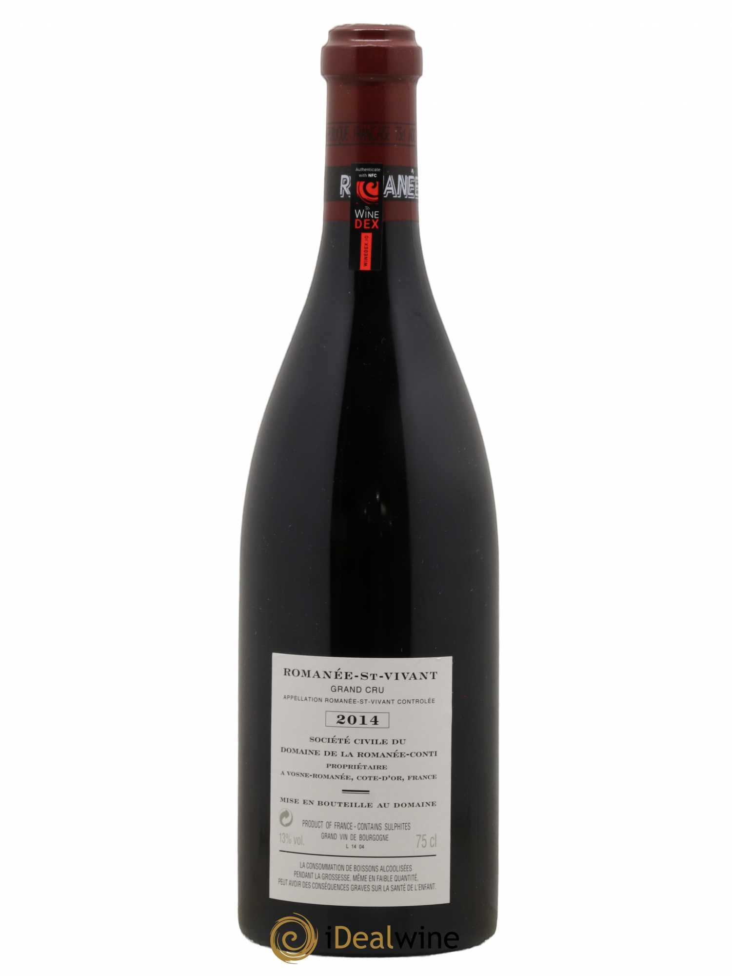 Romanée-Saint-Vivant Grand Cru Domaine de la Romanée-Conti 2014 - Lot de 1 bouteille - 1