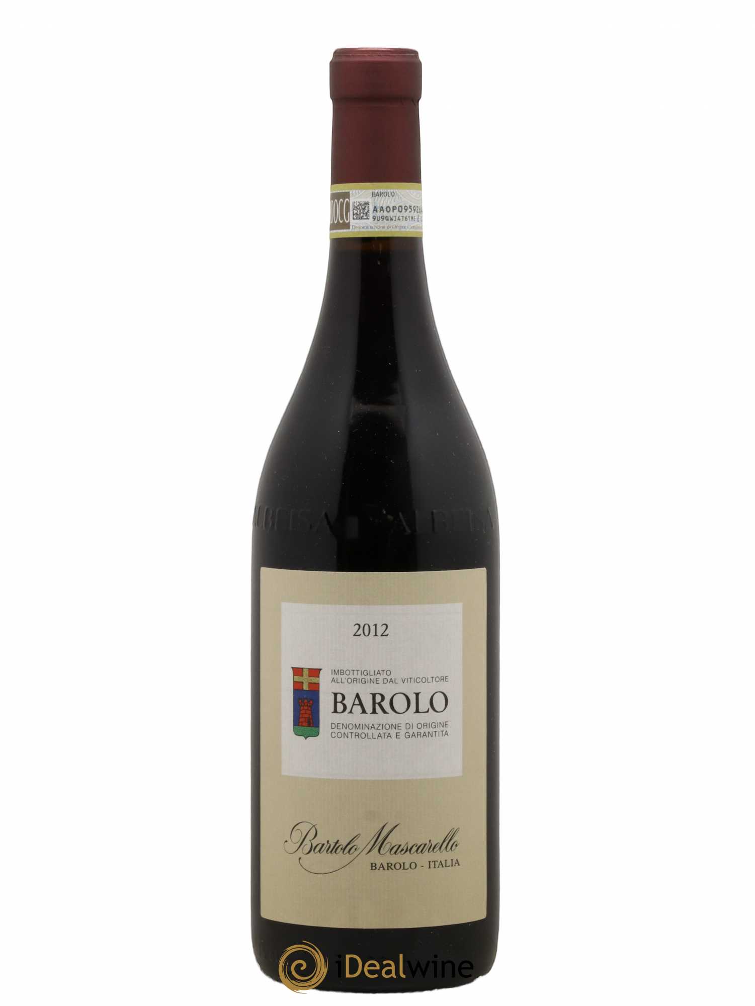 Barolo DOCG Bartolo Mascarello 2012 - Lot de 1 bouteille - 0