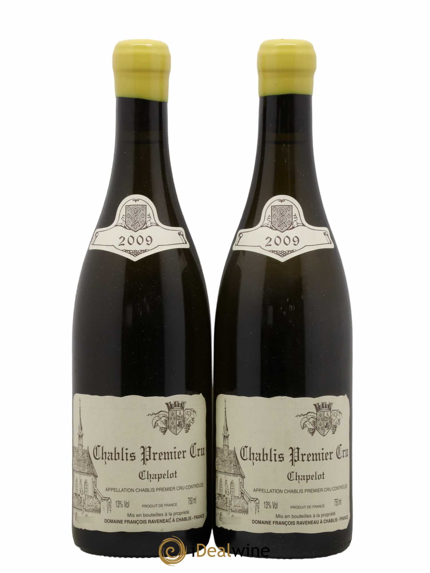 Chablis 1er Cru Chapelot Raveneau (Domaine) 2009 - Lot de 2 bouteilles - 0
