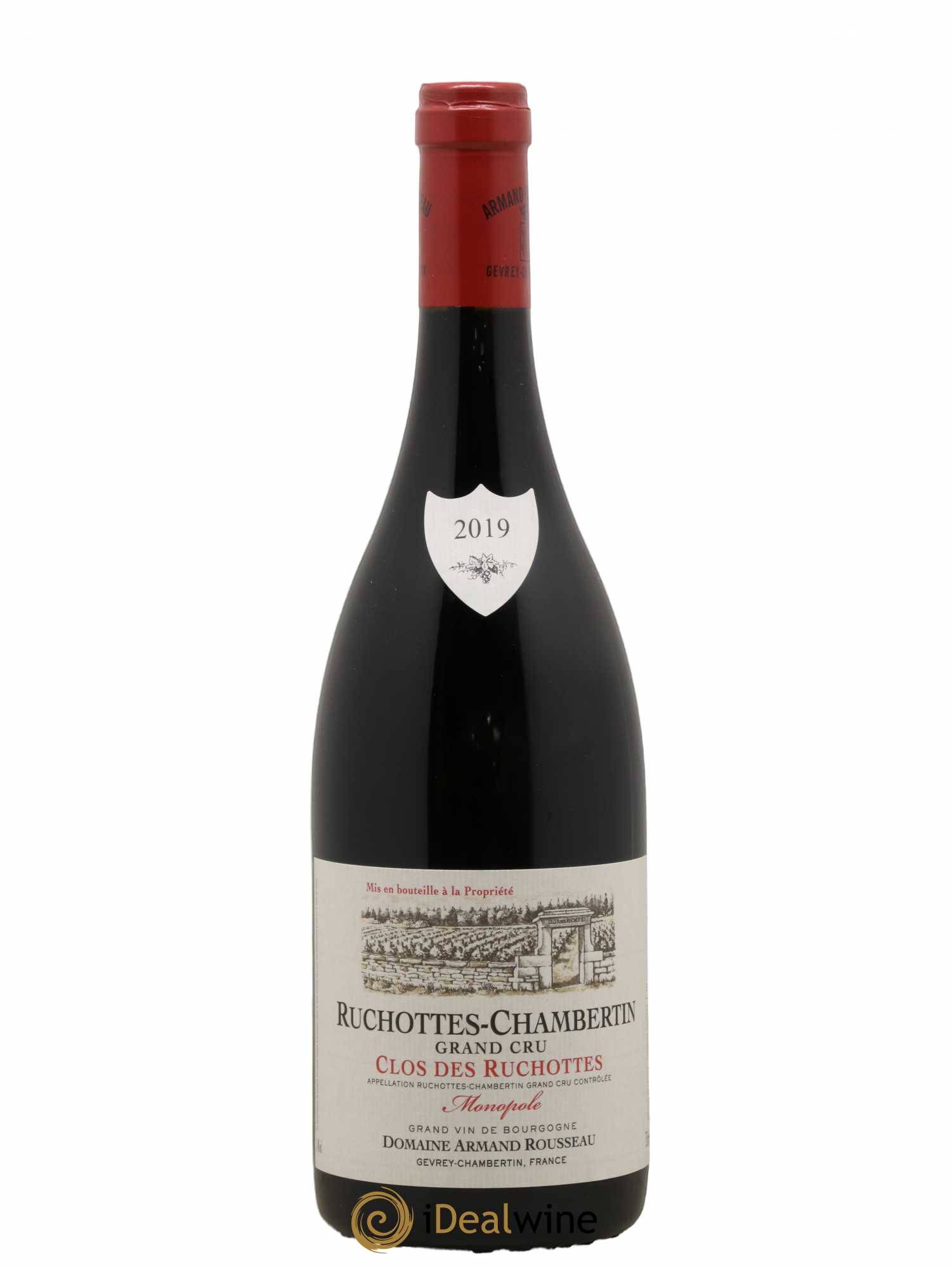 Ruchottes-Chambertin Grand Cru Clos des Ruchottes Armand Rousseau (Domaine) 2019 - Lot de 1 bouteille - 0