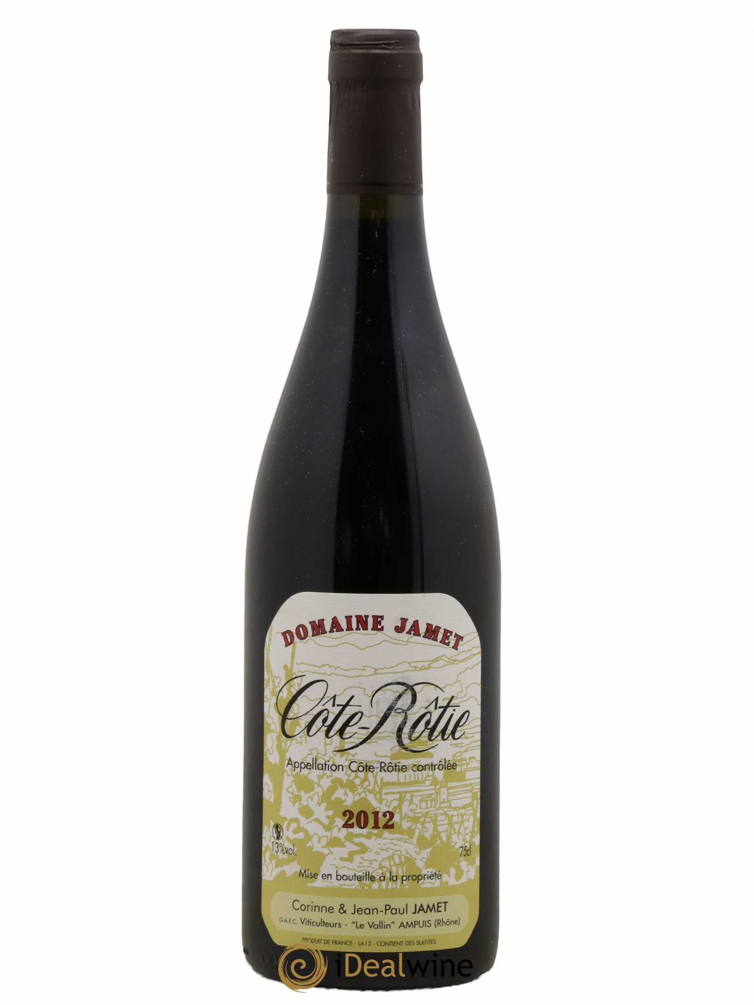 Côte-Rôtie Jamet (Domaine) 2012 - Lot de 1 bouteille - 0
