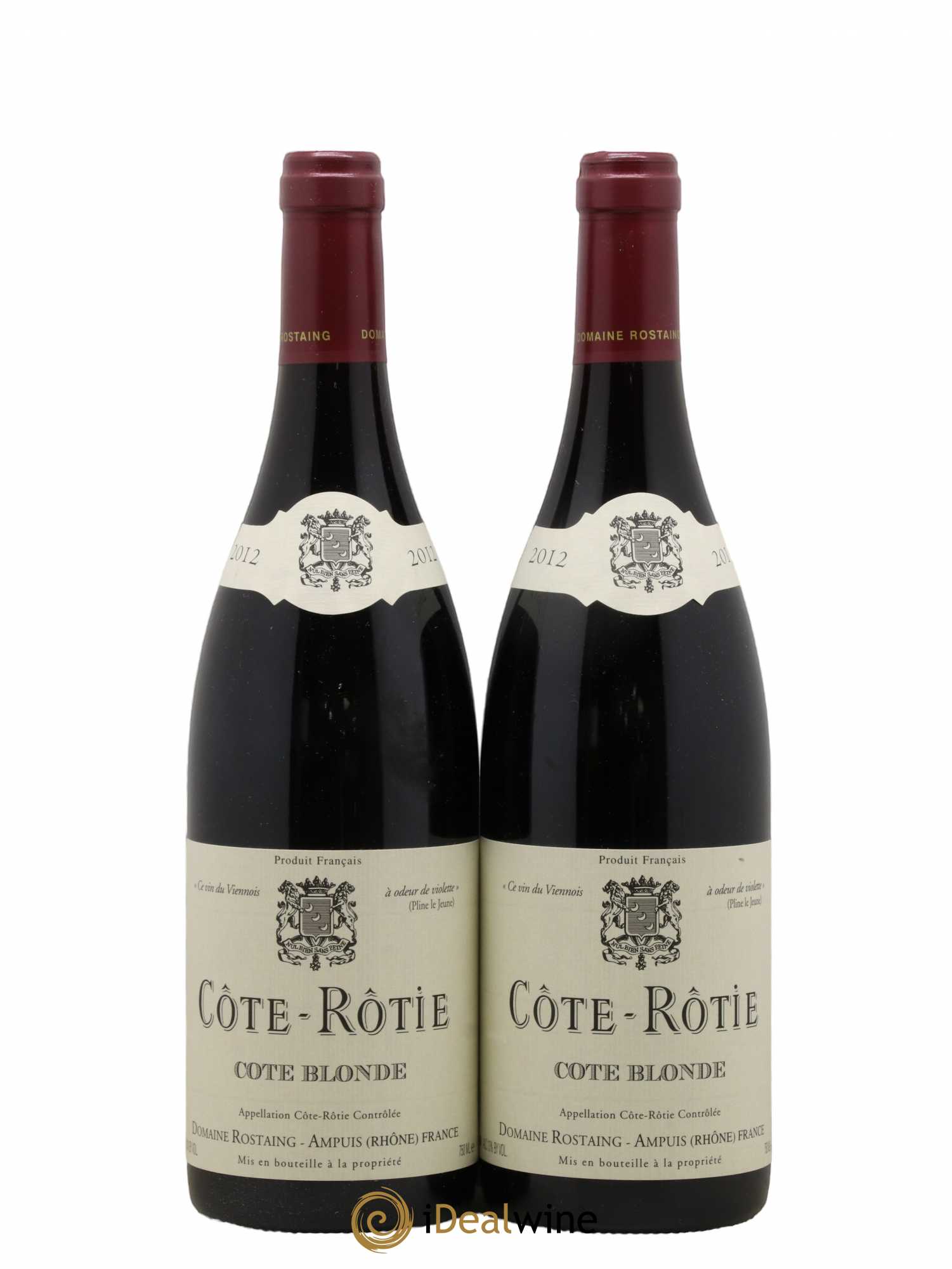 Côte-Rôtie Côte Blonde René Rostaing 2012 - Lot of 2 bottles - 0