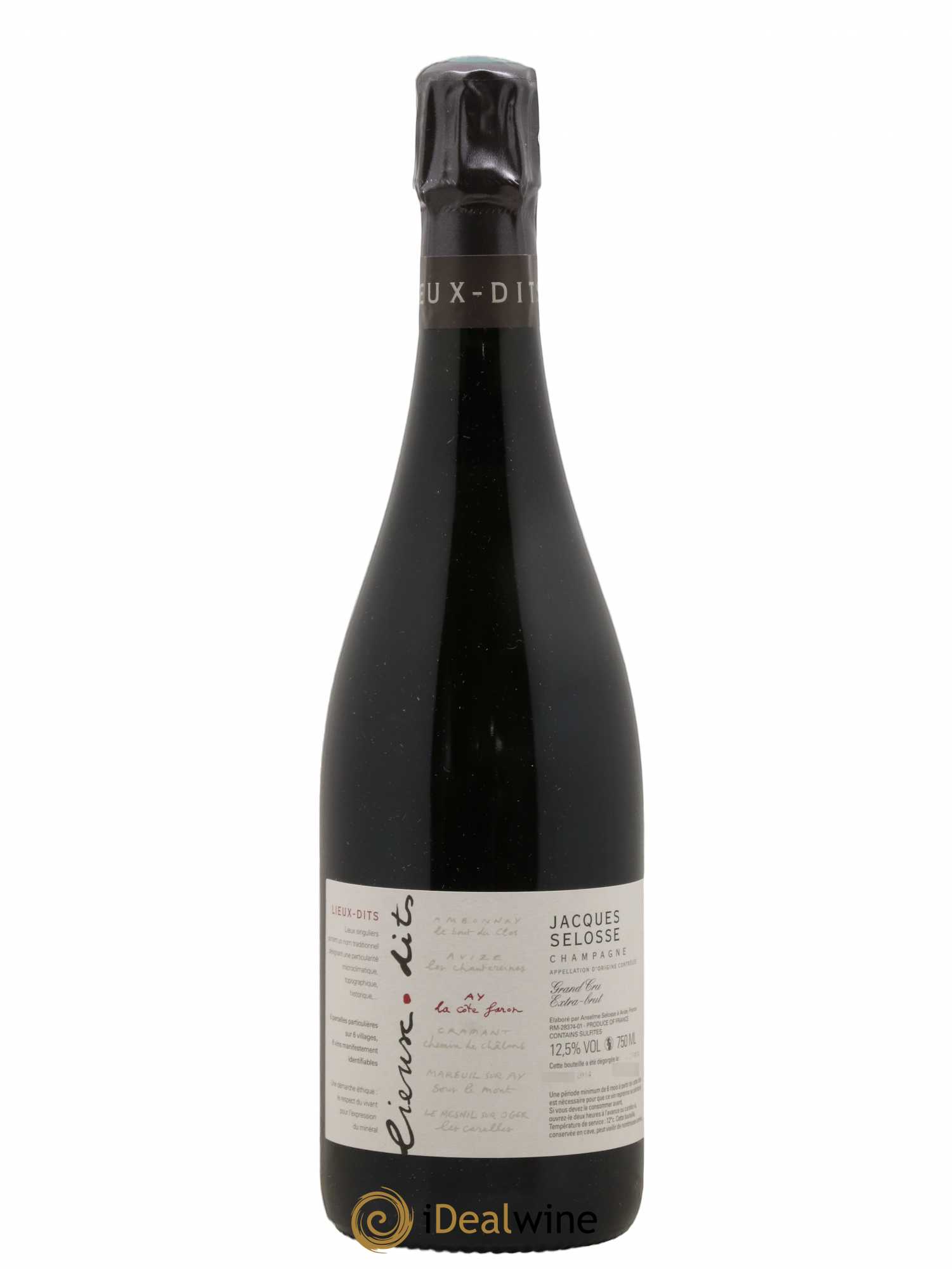 La Côte Faron Blanc de Noirs Grand Cru Extra-Brut Jacques Selosse - Lot de 1 bouteille - 0