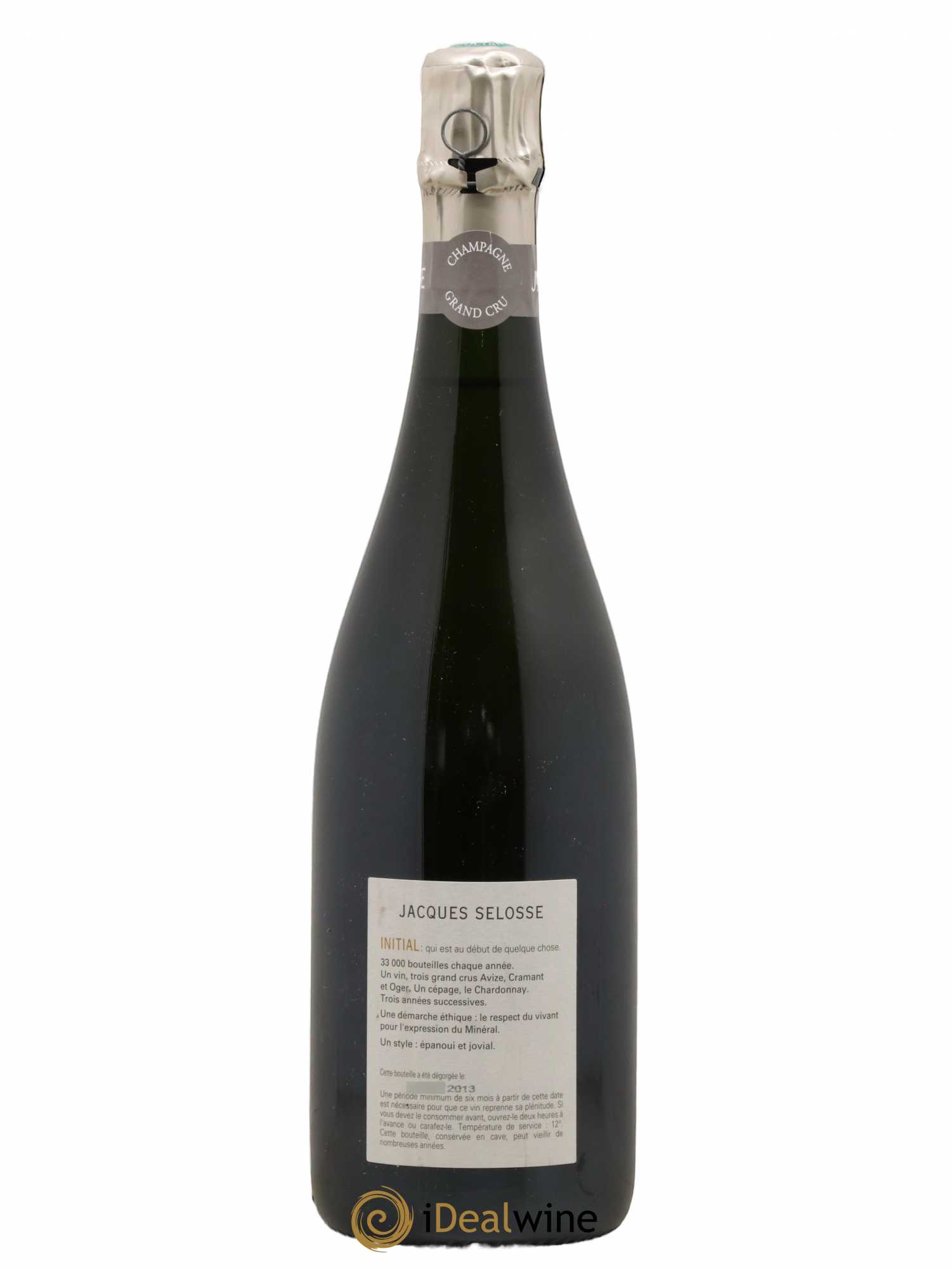 Initial Brut Jacques Selosse - Lot de 1 bouteille - 1