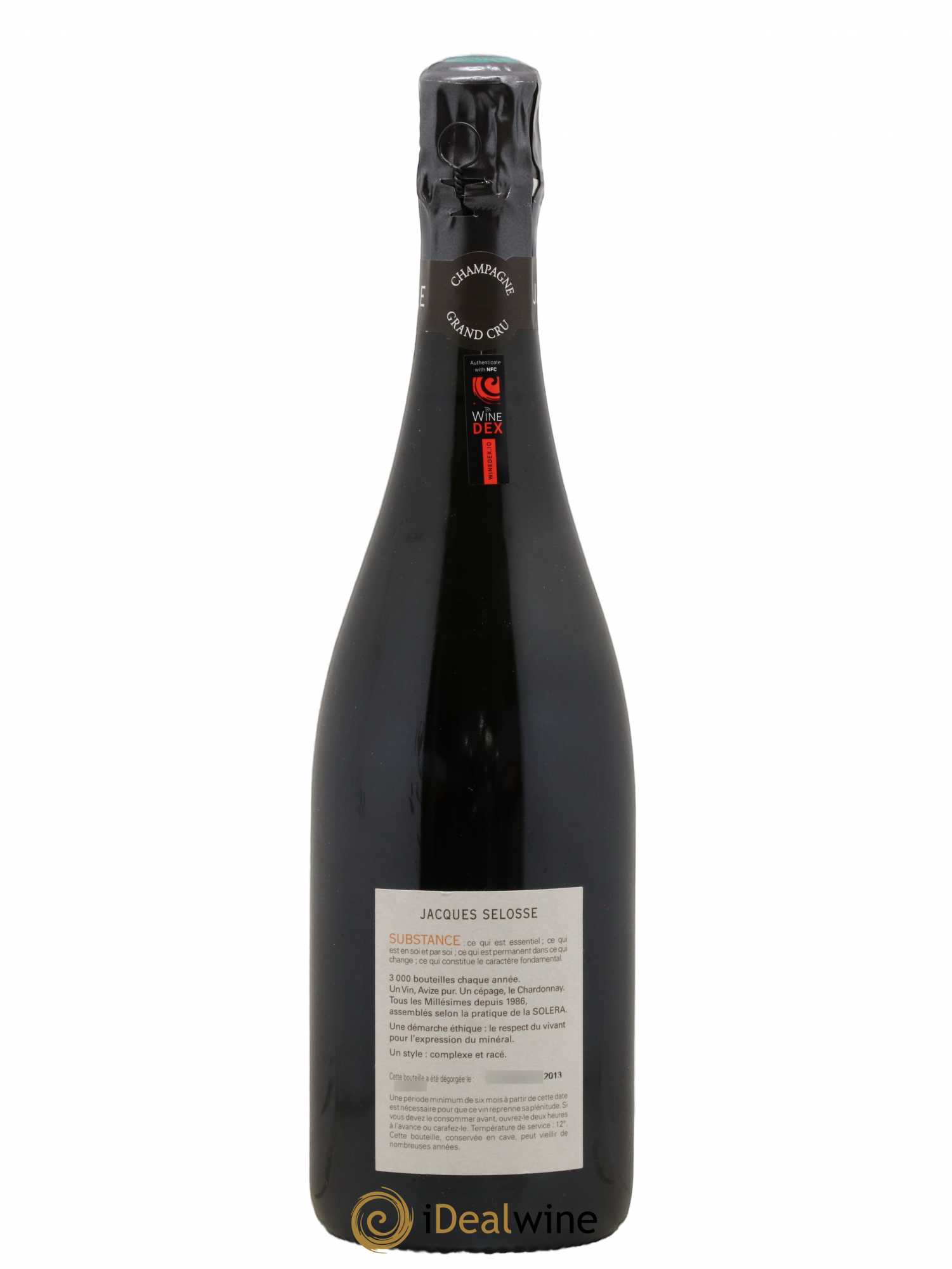 Substance Jacques Selosse - Lot de 1 bouteille - 1