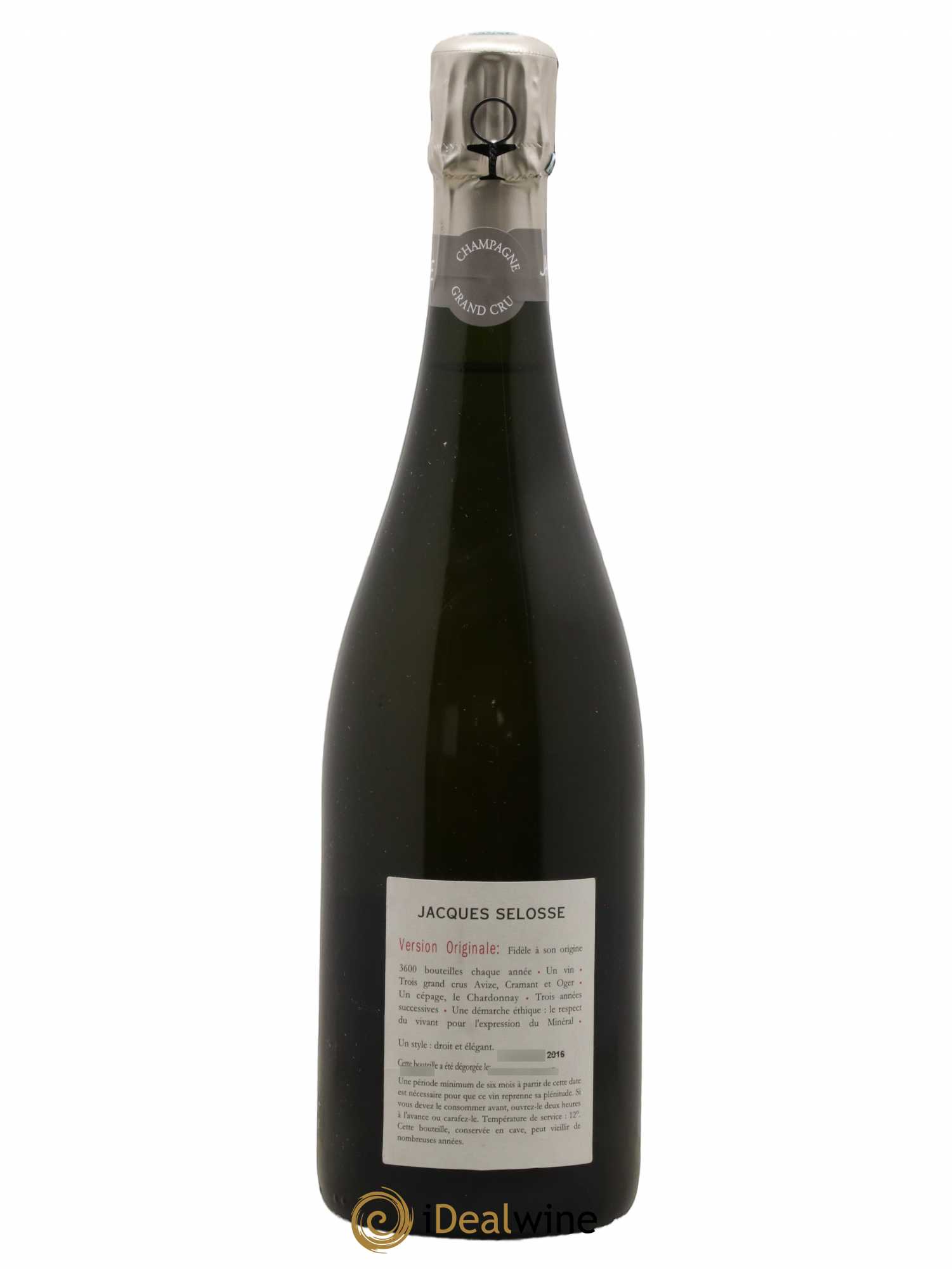Version Originale Jacques Selosse - Lot de 1 bouteille - 1