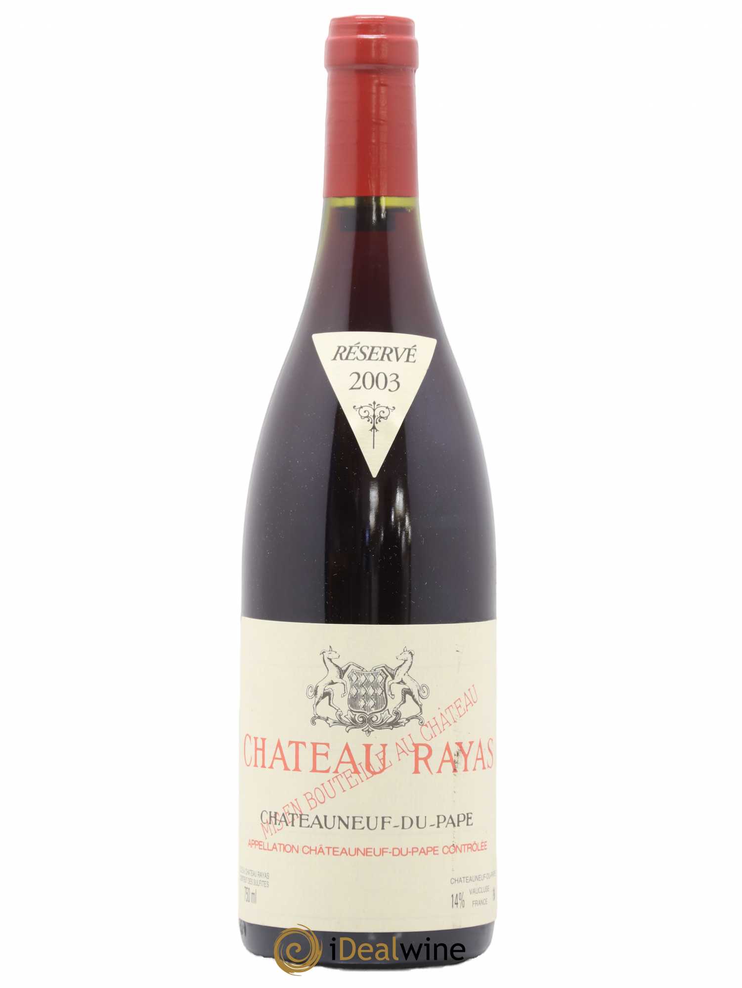 Châteauneuf-du-Pape Château Rayas Emmanuel Reynaud 2003 - Lot de 1 bouteille - 0