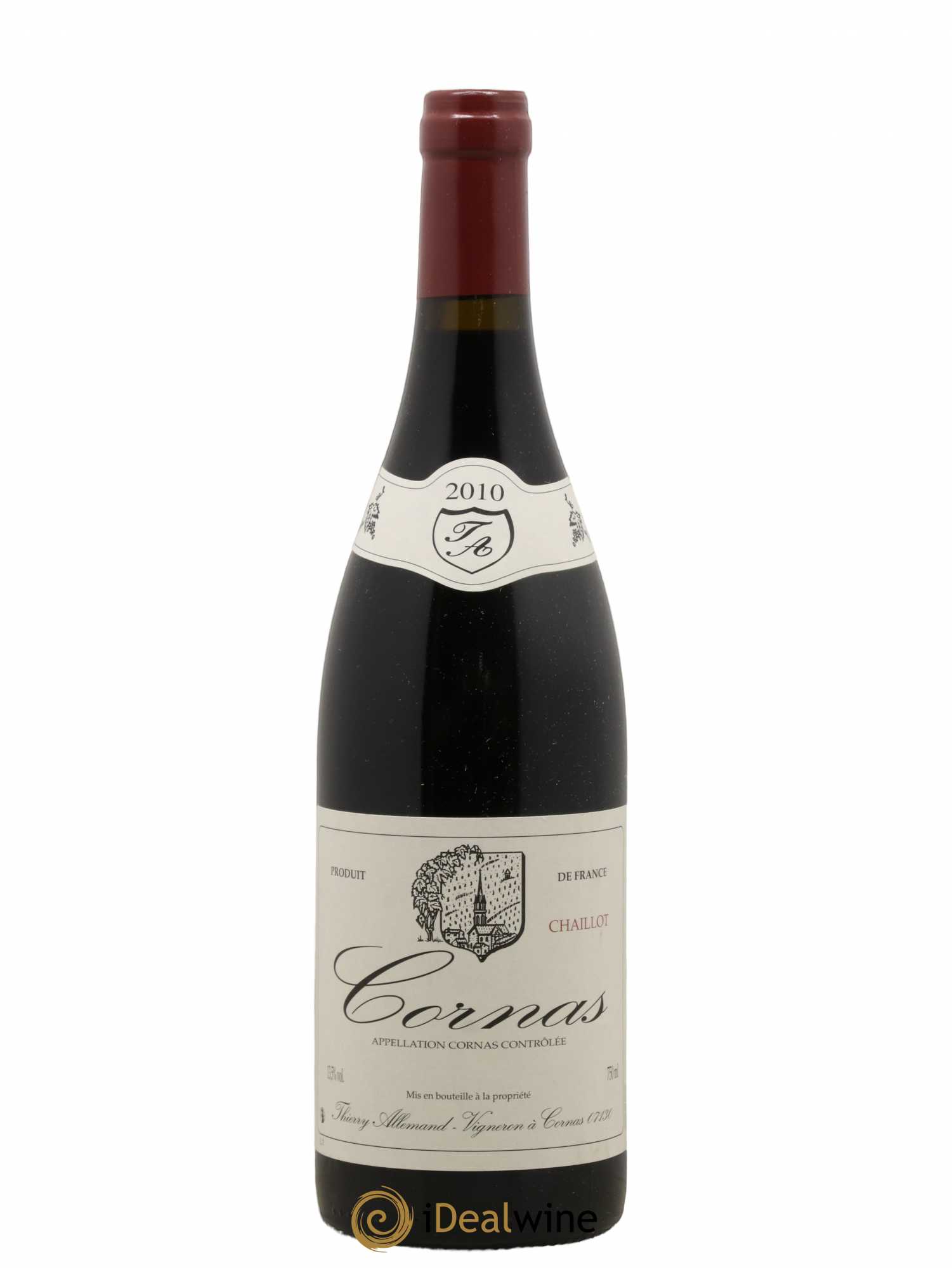 Cornas Chaillot Thierry Allemand 2010 - Lot de 1 bouteille - 0