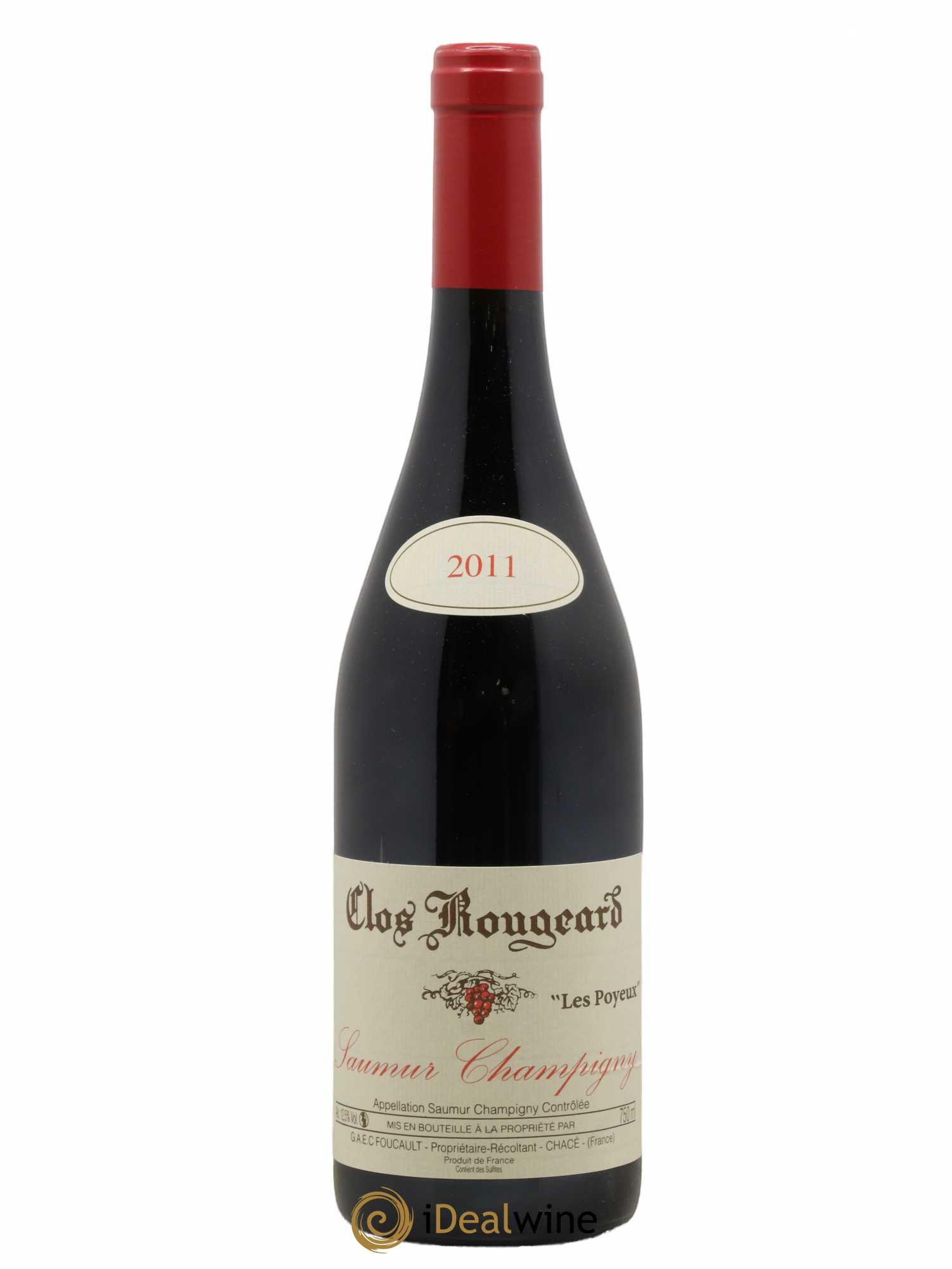 Saumur-Champigny Les Poyeux Clos Rougeard 2011 - Lot de 1 bouteille - 0