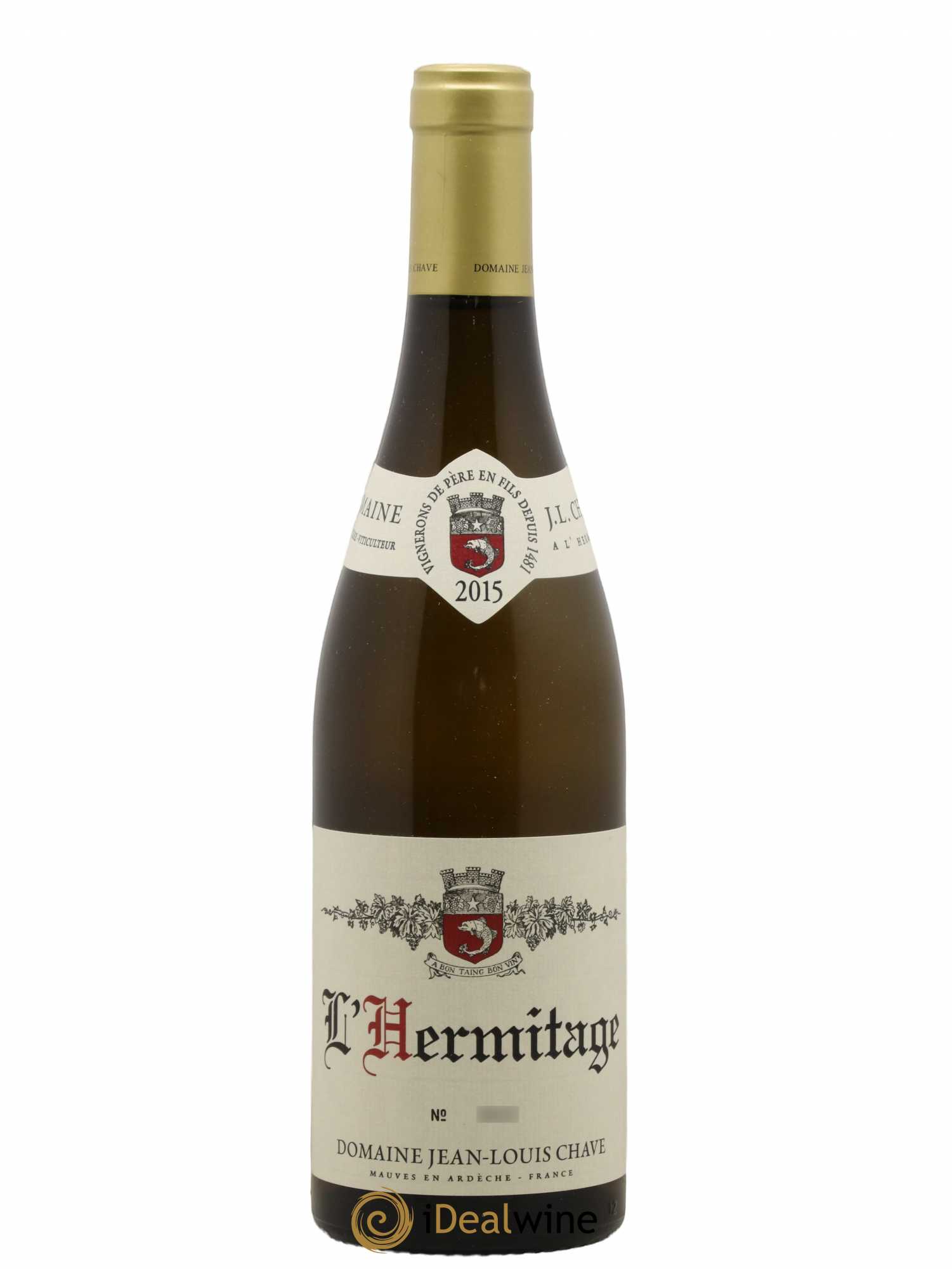 Hermitage Jean-Louis Chave 2015 - Lot de 1 bouteille - 0