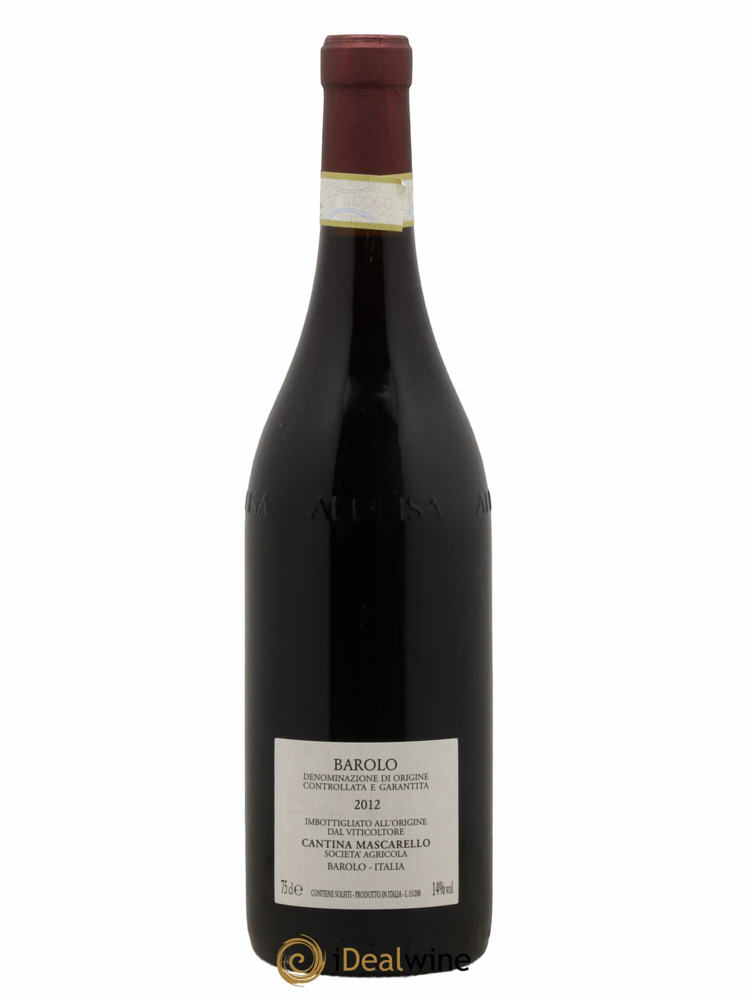 Barolo DOCG Bartolo Mascarello 2012 - Lot de 1 bouteille - 1