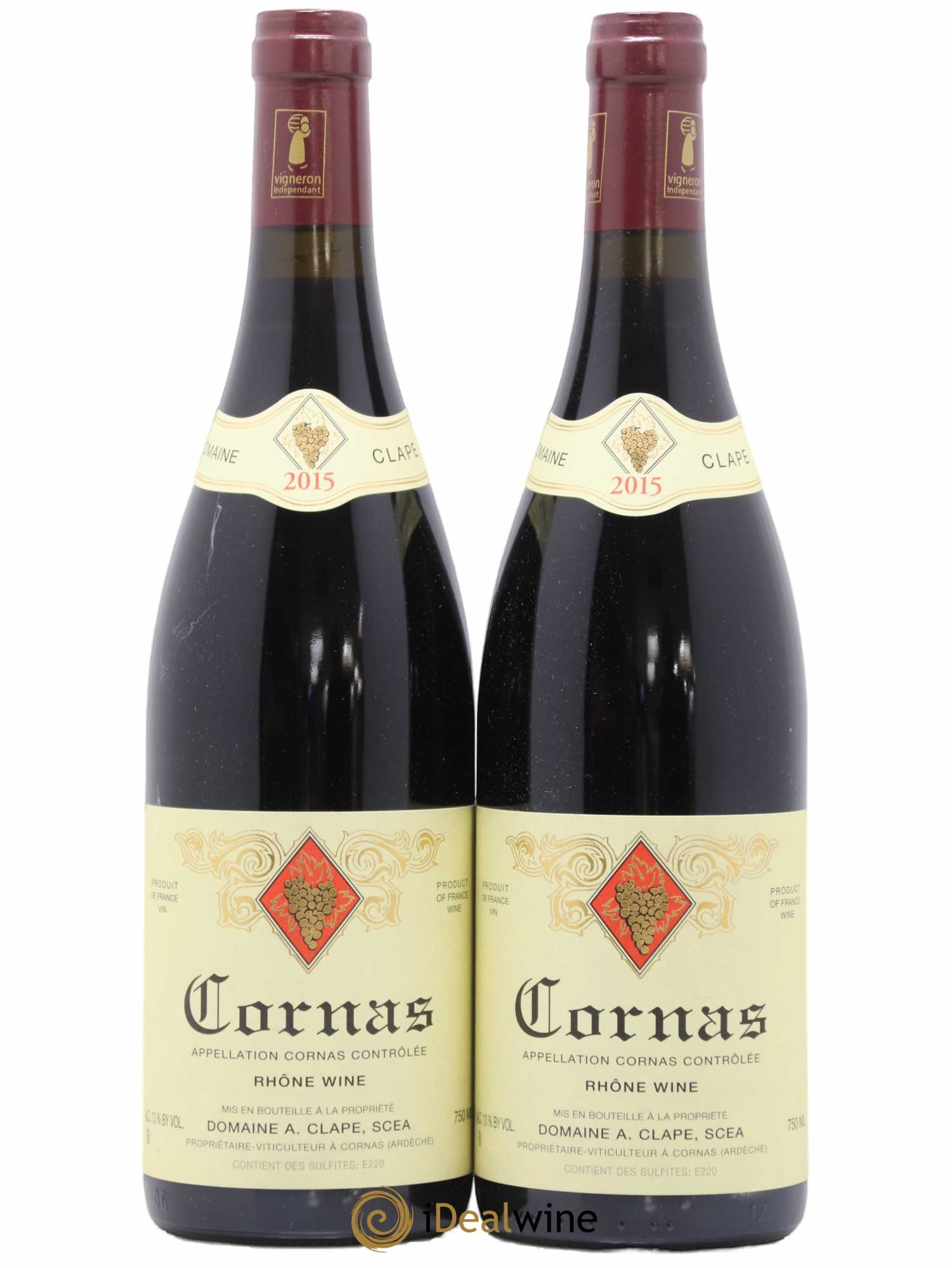 Cornas Auguste Clape 2015 - Lot de 2 bouteilles - 0