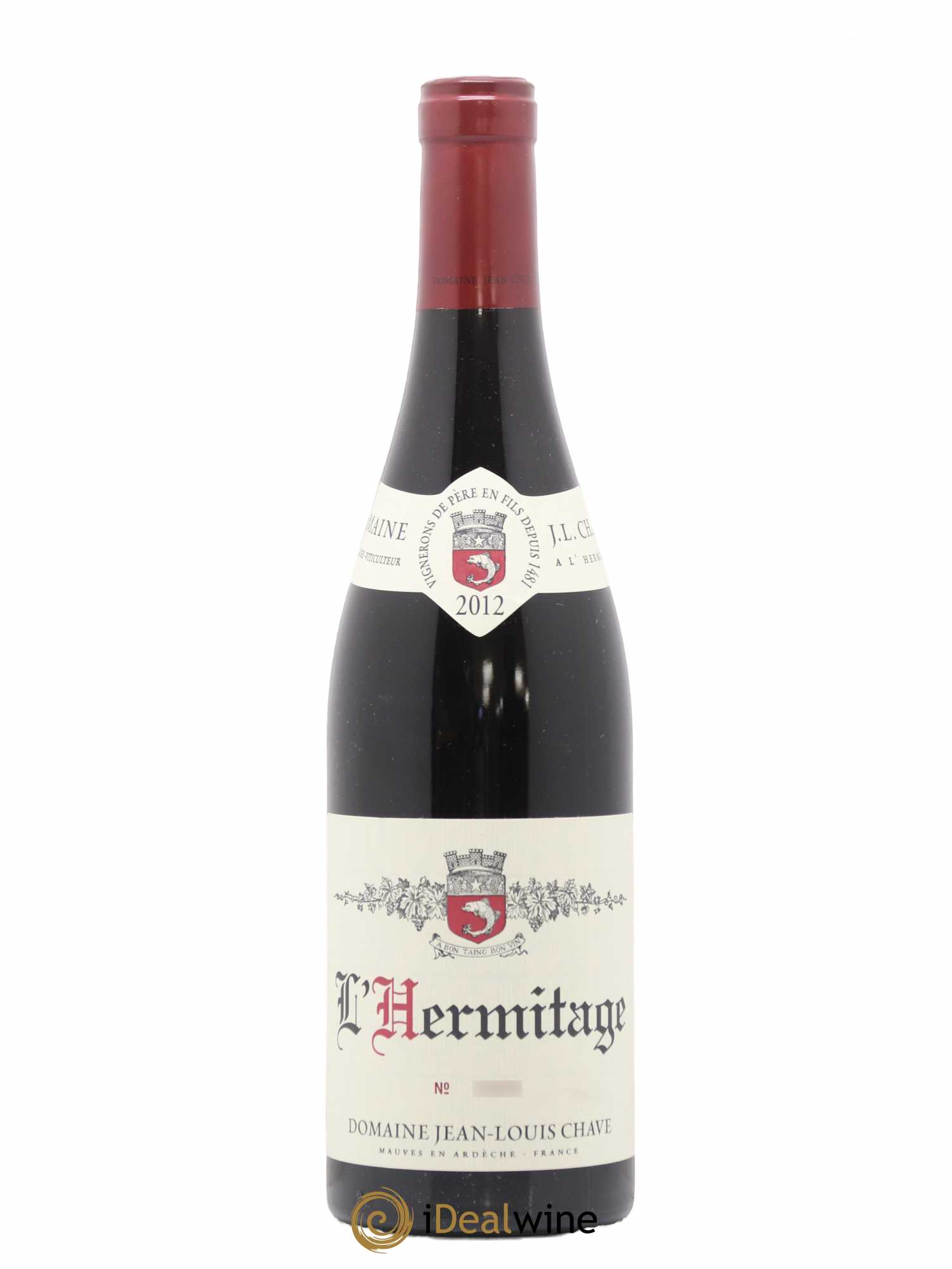 Hermitage Jean-Louis Chave 2012 - Lot de 1 bouteille - 0