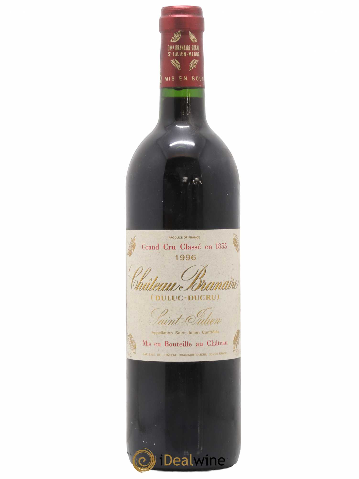 Château Branaire Ducru 4ème Grand Cru Classé 1996 - Lot de 1 bouteille - 0