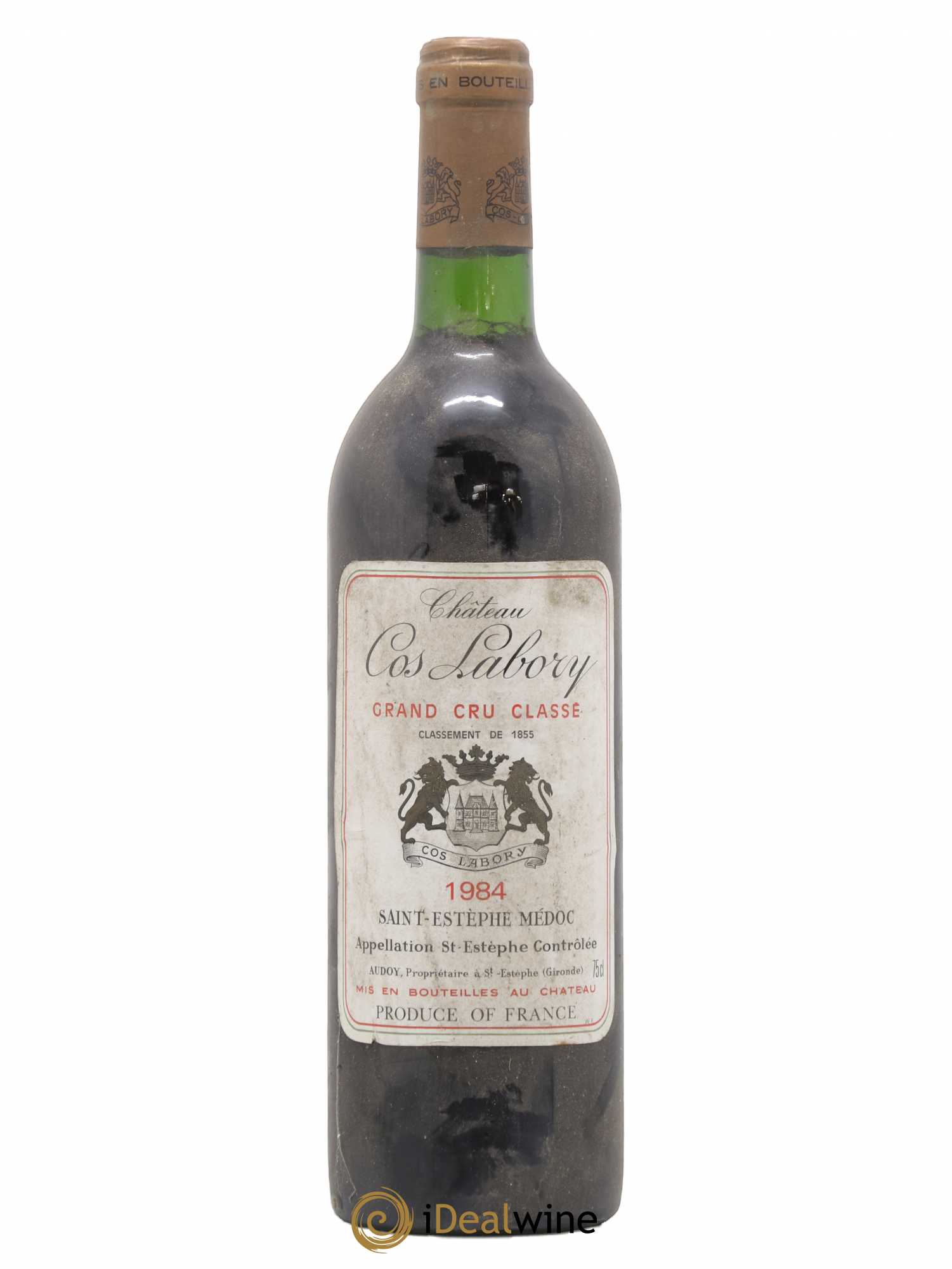 Château Cos Labory 5ème Grand Cru Classé 1984 - Lot de 1 bouteille - 0