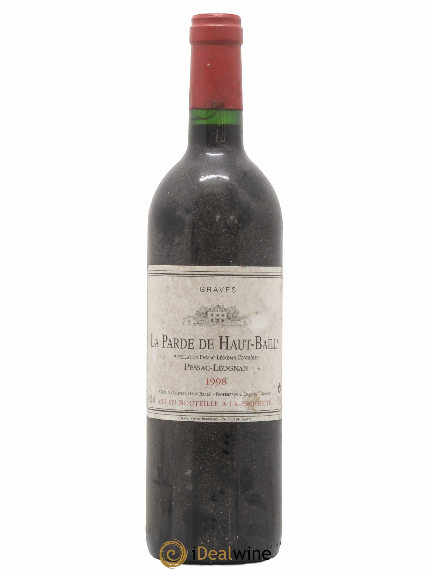 Haut Bailly II (Anciennement La Parde de Haut-Bailly) Second Vin 1998 - Lot de 1 bouteille - 0