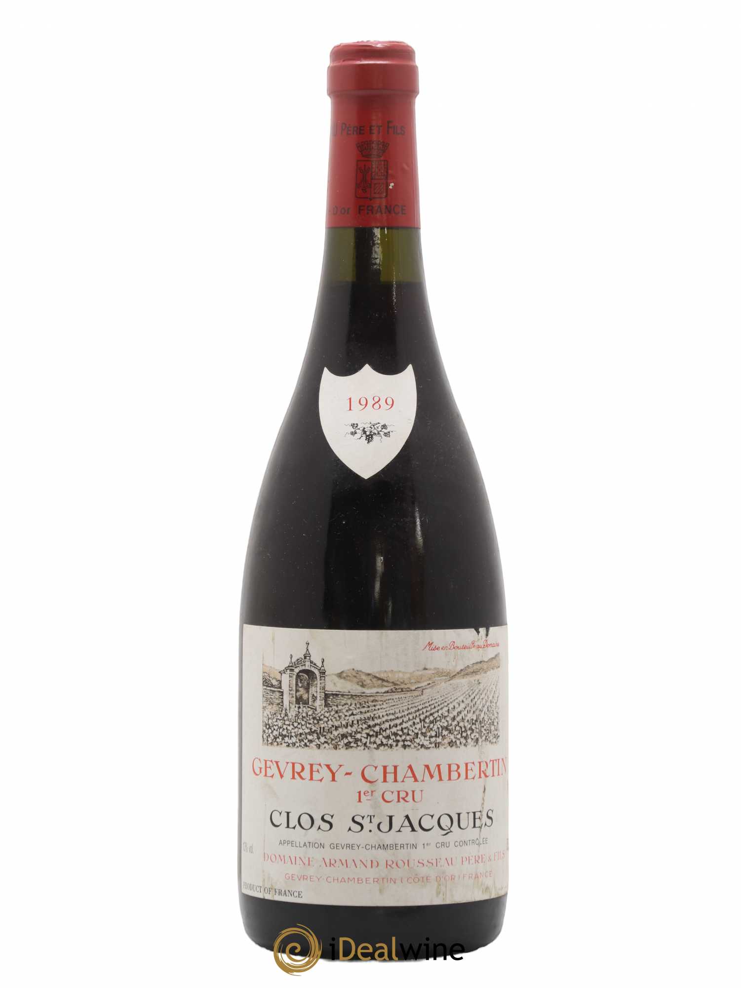 Gevrey-Chambertin 1er Cru Clos Saint-Jacques Armand Rousseau (Domaine) 1989 - Lot de 1 bouteille - 0
