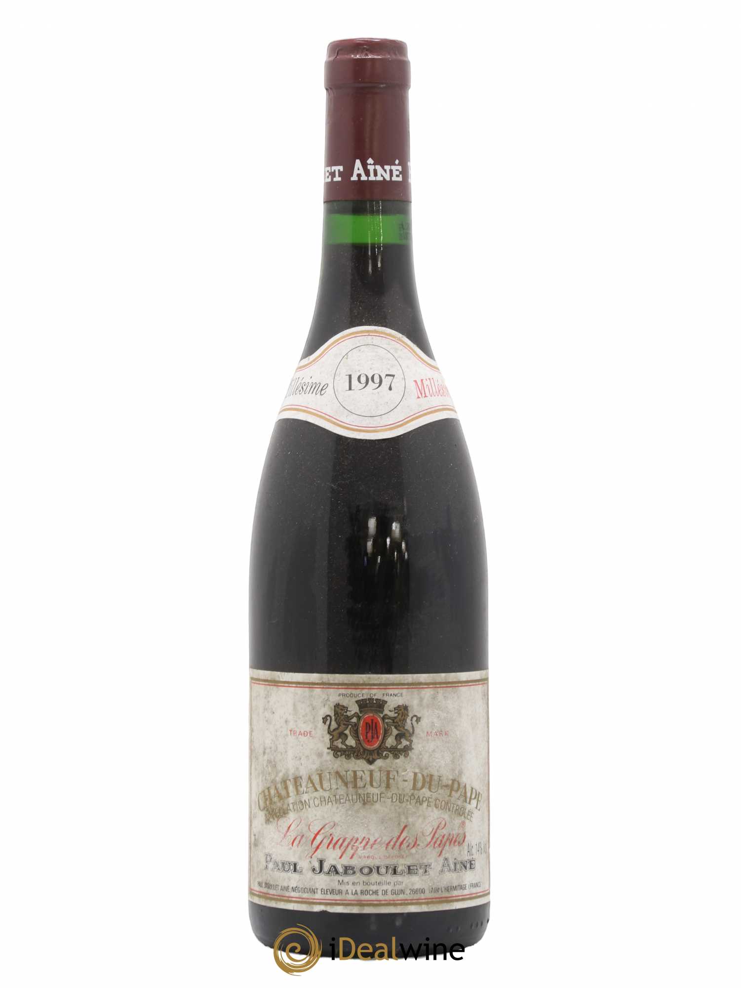 Châteauneuf-du-Pape La Grappe des Papes Jaboulet Ainé 1997 - Posten von 1 Flasche - 0