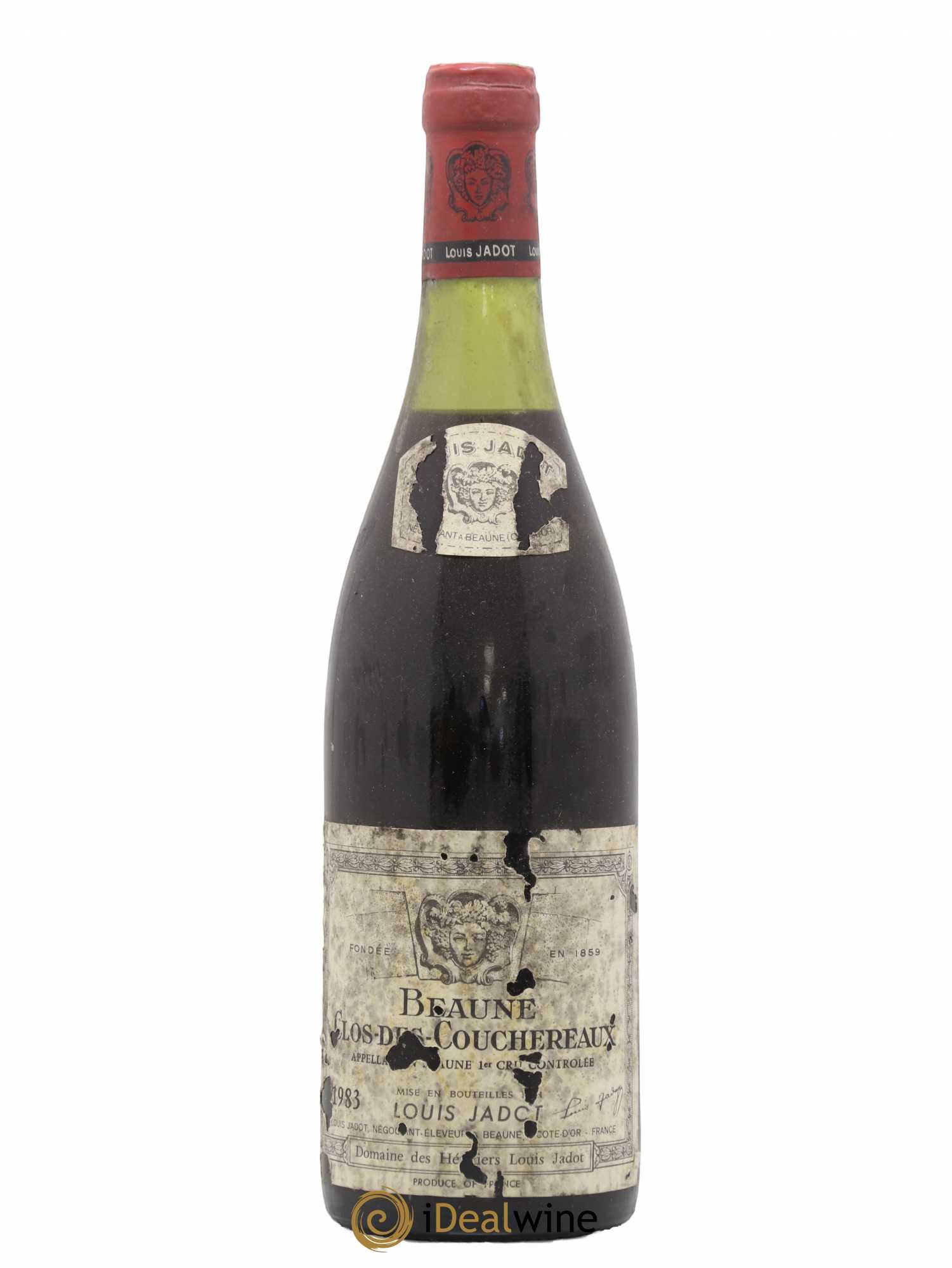 Beaune 1er Cru Clos Des Couchereaux Jadot 1983 - Posten von 1 Flasche - 0