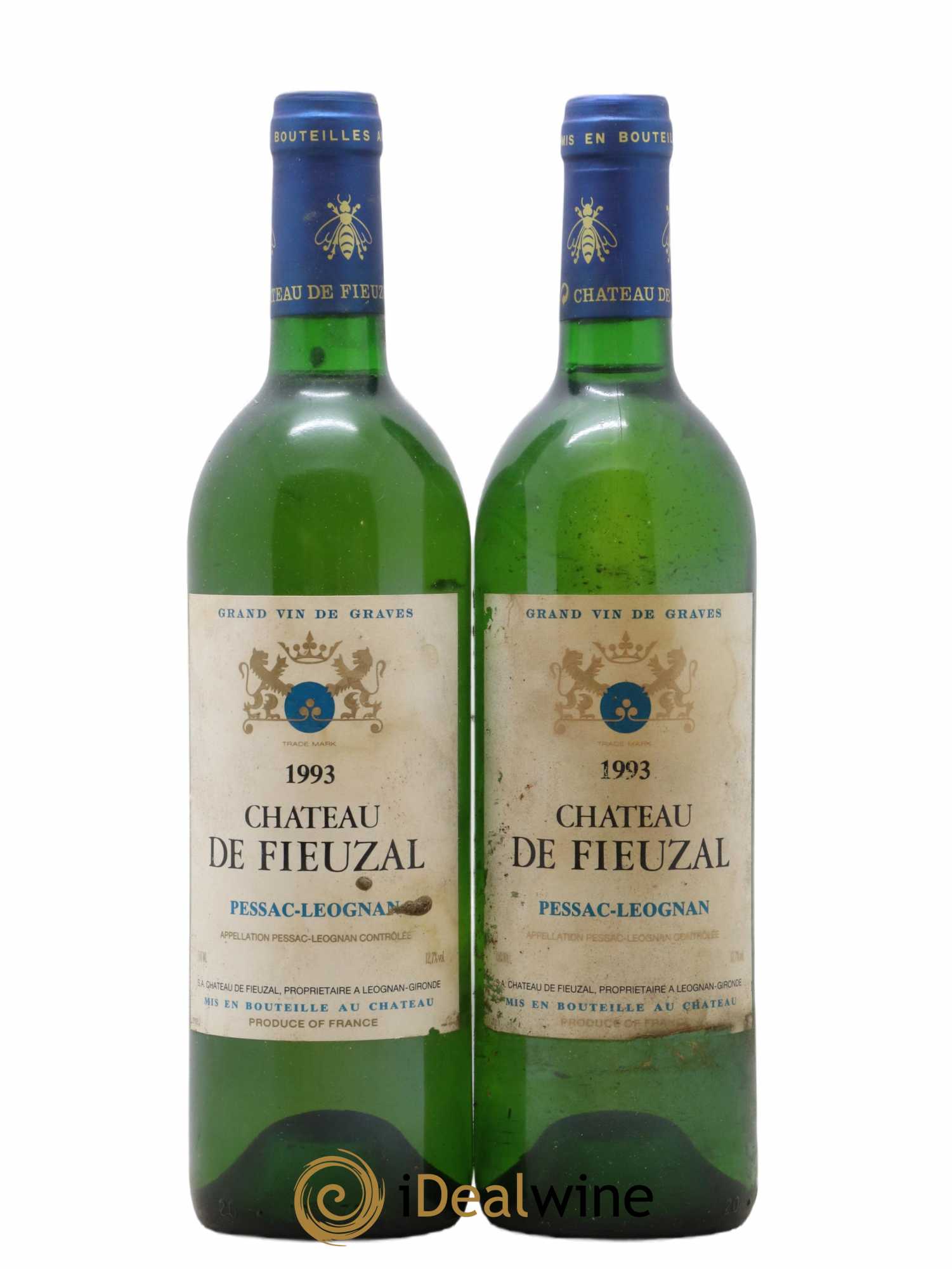 Château de Fieuzal 1993 - Lot de 2 bouteilles - 0