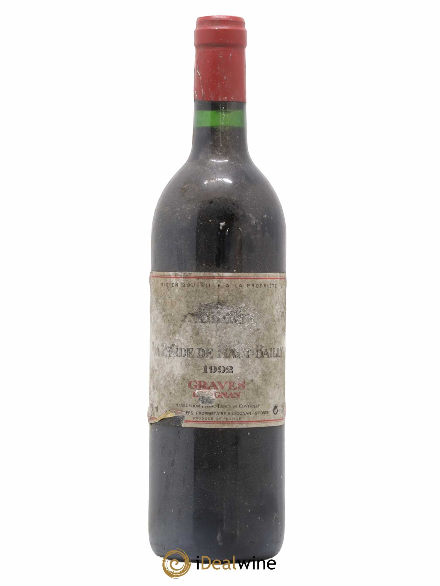 Haut Bailly II (Anciennement La Parde de Haut-Bailly) Second Vin 1992 - Lot de 1 bouteille - 0