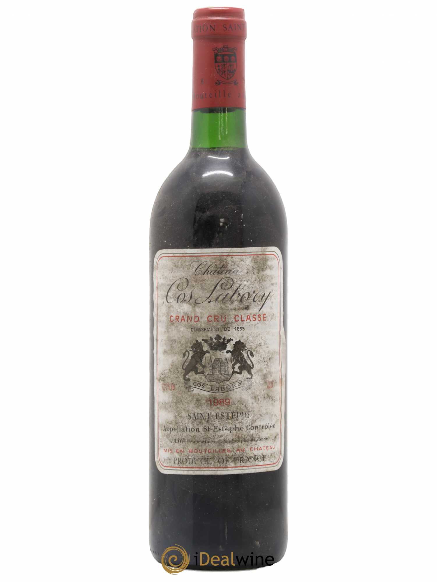 Château Cos Labory 5ème Grand Cru Classé 1989 - Lot de 1 bouteille - 0