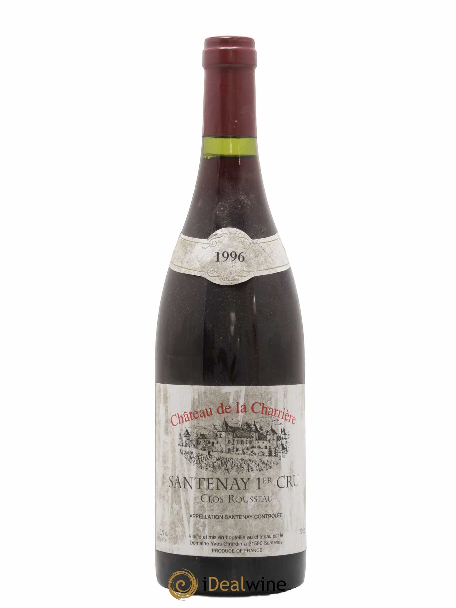 Santenay 1er Cru Clos Rousseau Château De La Charriere 1996 - Posten von 1 Flasche - 0