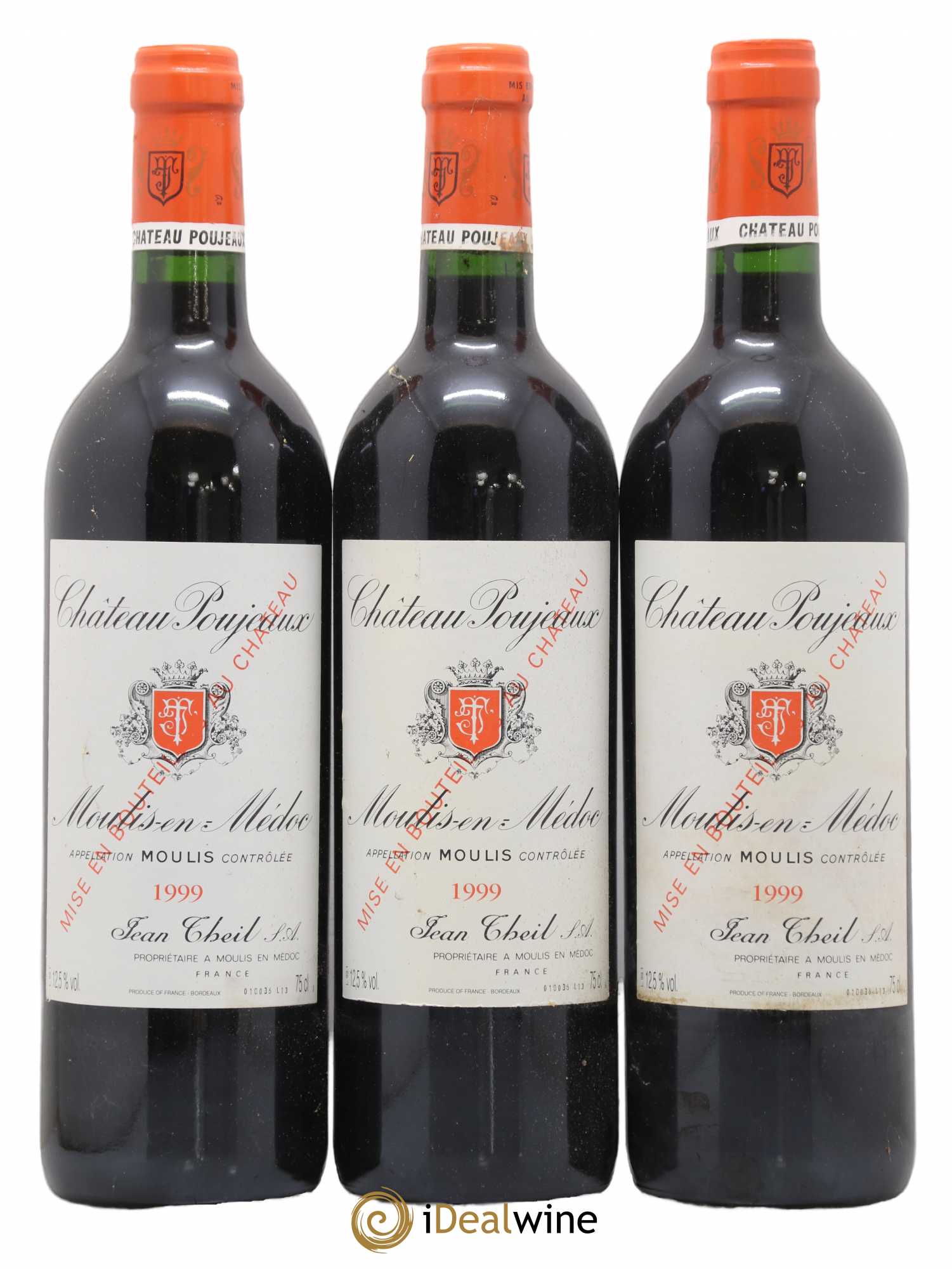 Château Poujeaux 1999 - Lot de 6 bouteilles - 1