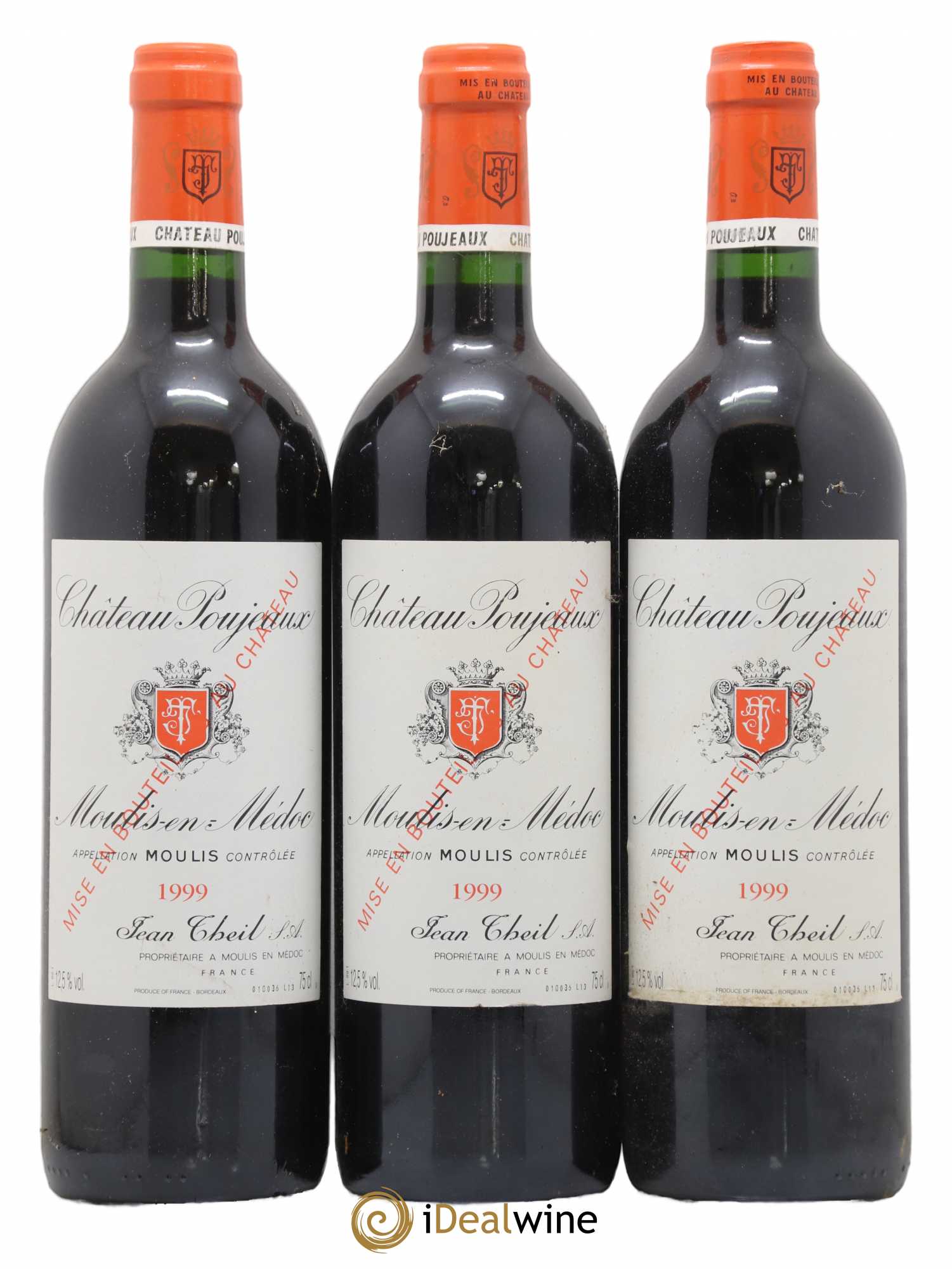 Château Poujeaux 1999 - Lot de 6 bouteilles - 2