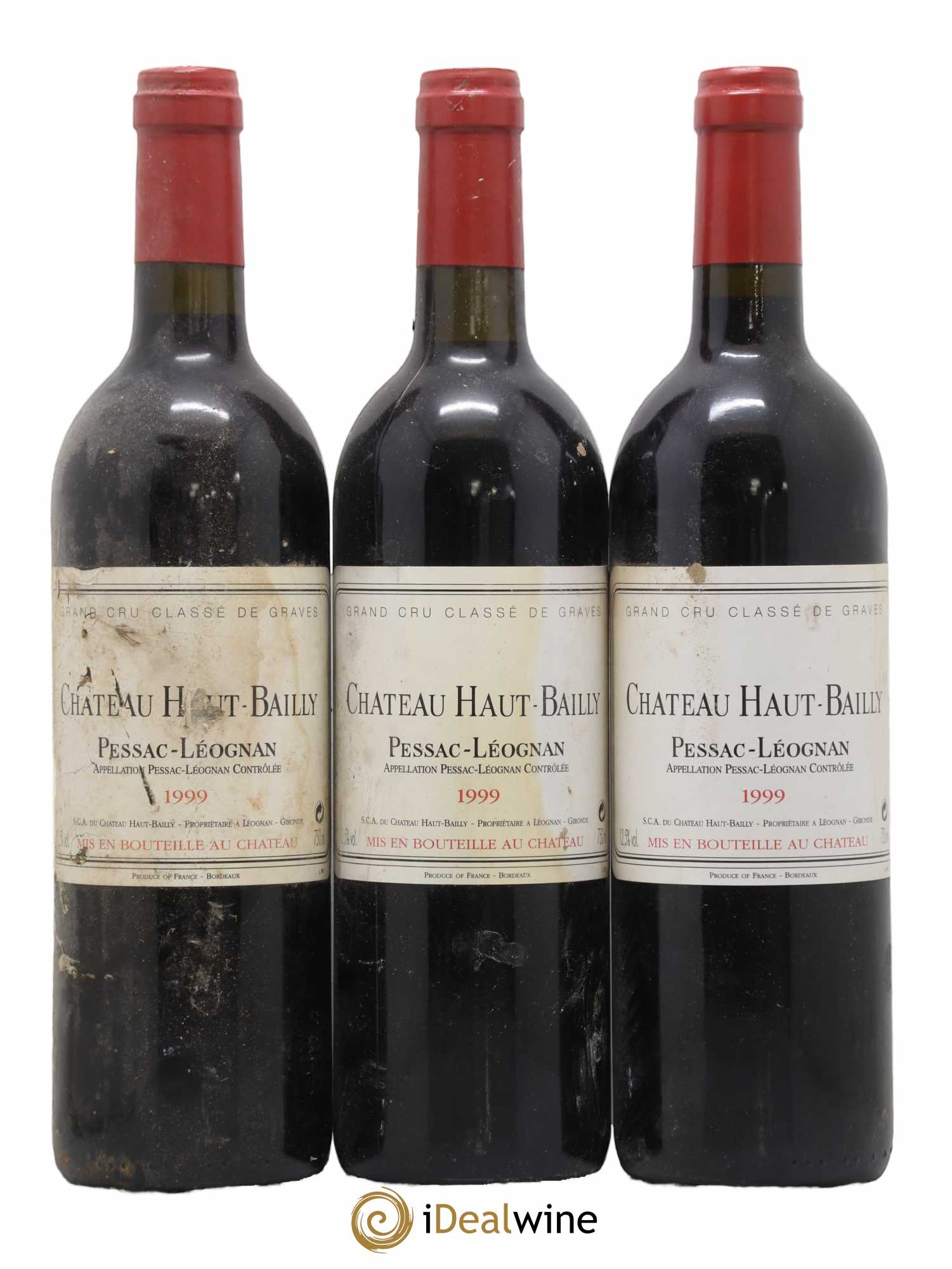 Château Haut-Bailly Cru Classé de Graves 1999 - Lot de 6 bouteilles - 1