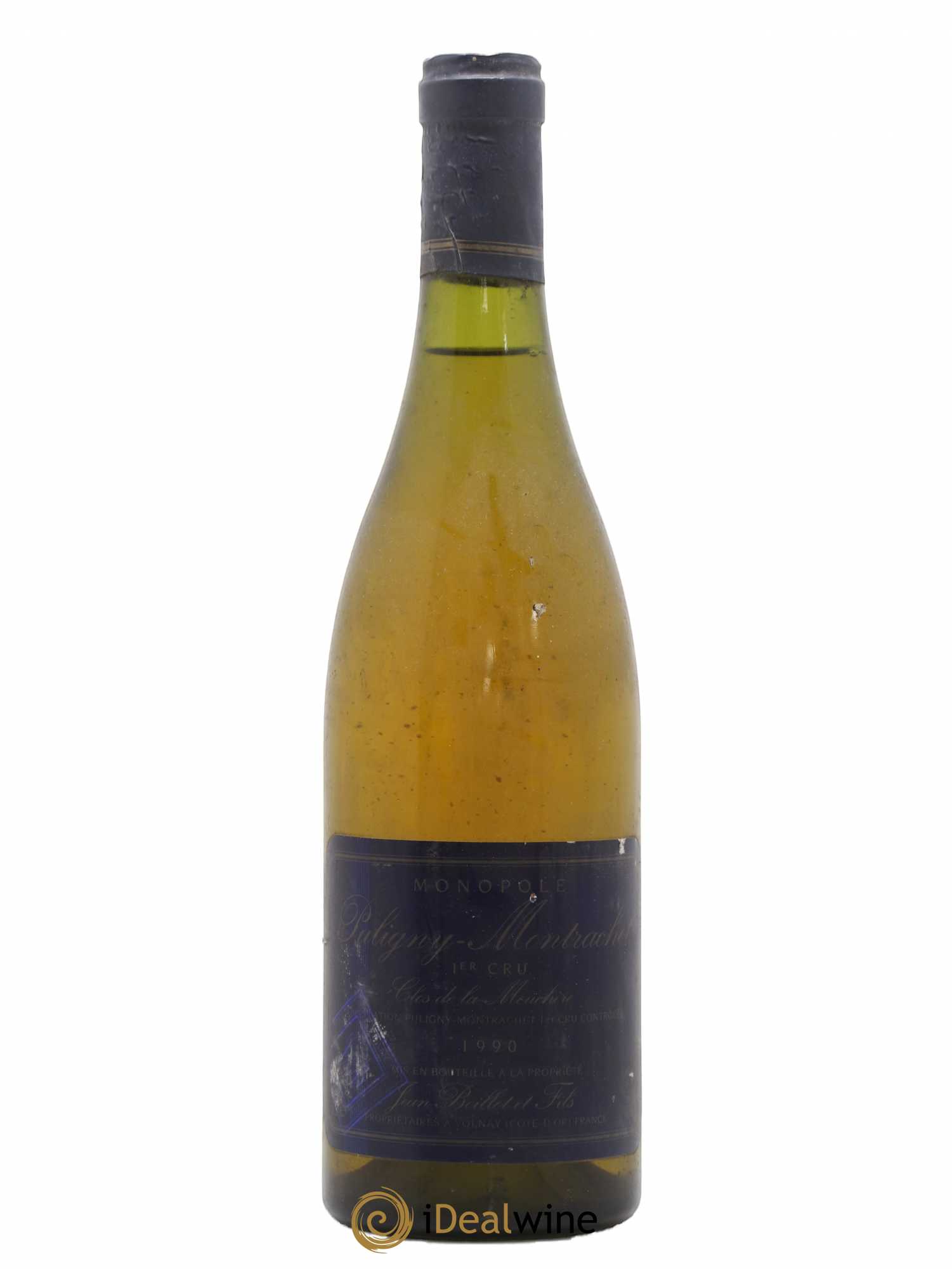 Puligny-Montrachet 1er Cru Clos de La Mouchère Domaine Jean Boillot 1990 - Lot de 1 bouteille - 0