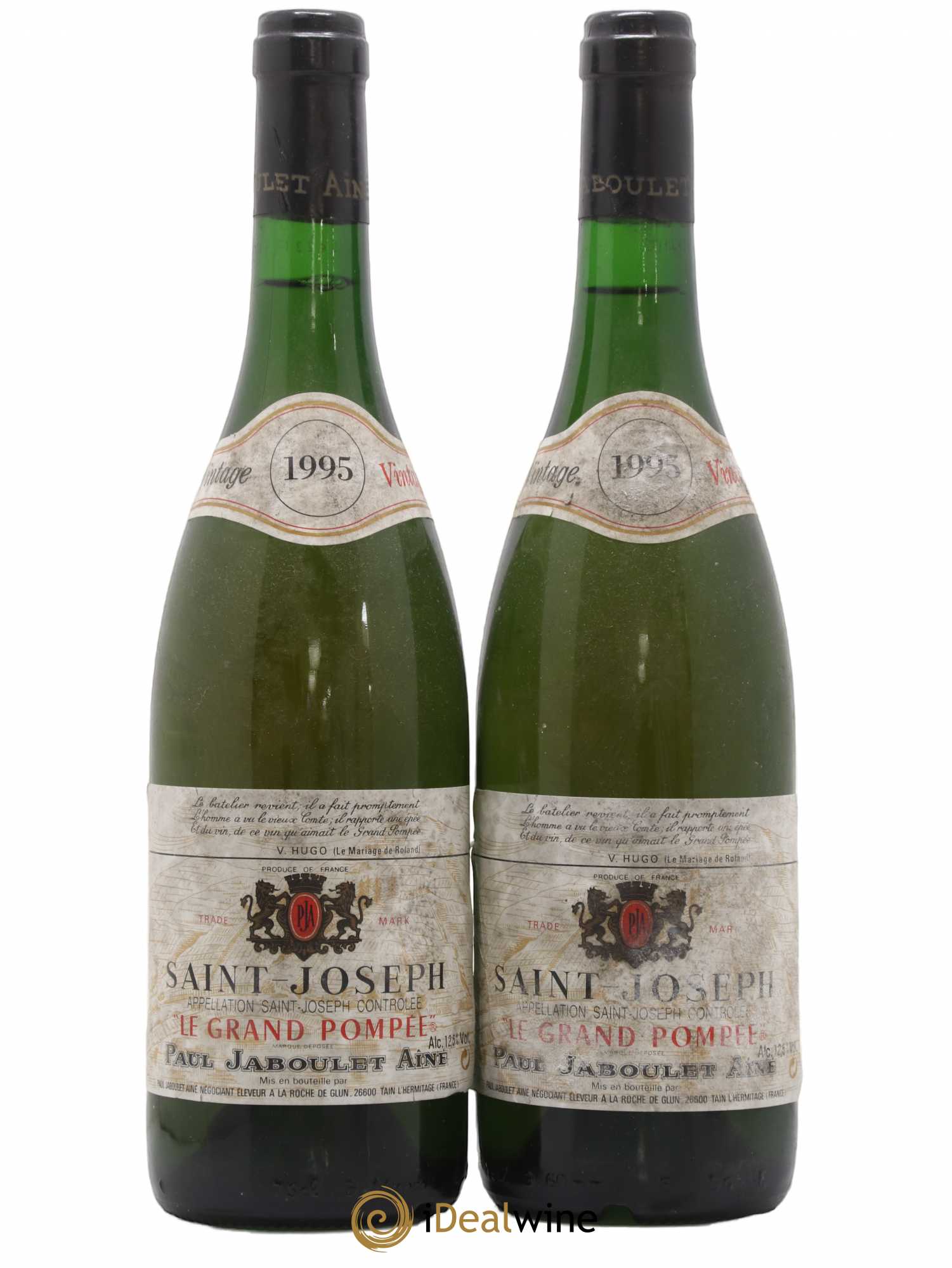 Saint-Joseph La Grande Pompée Jaboulet Ainé 1995 - Posten von 2 Flaschen - 0