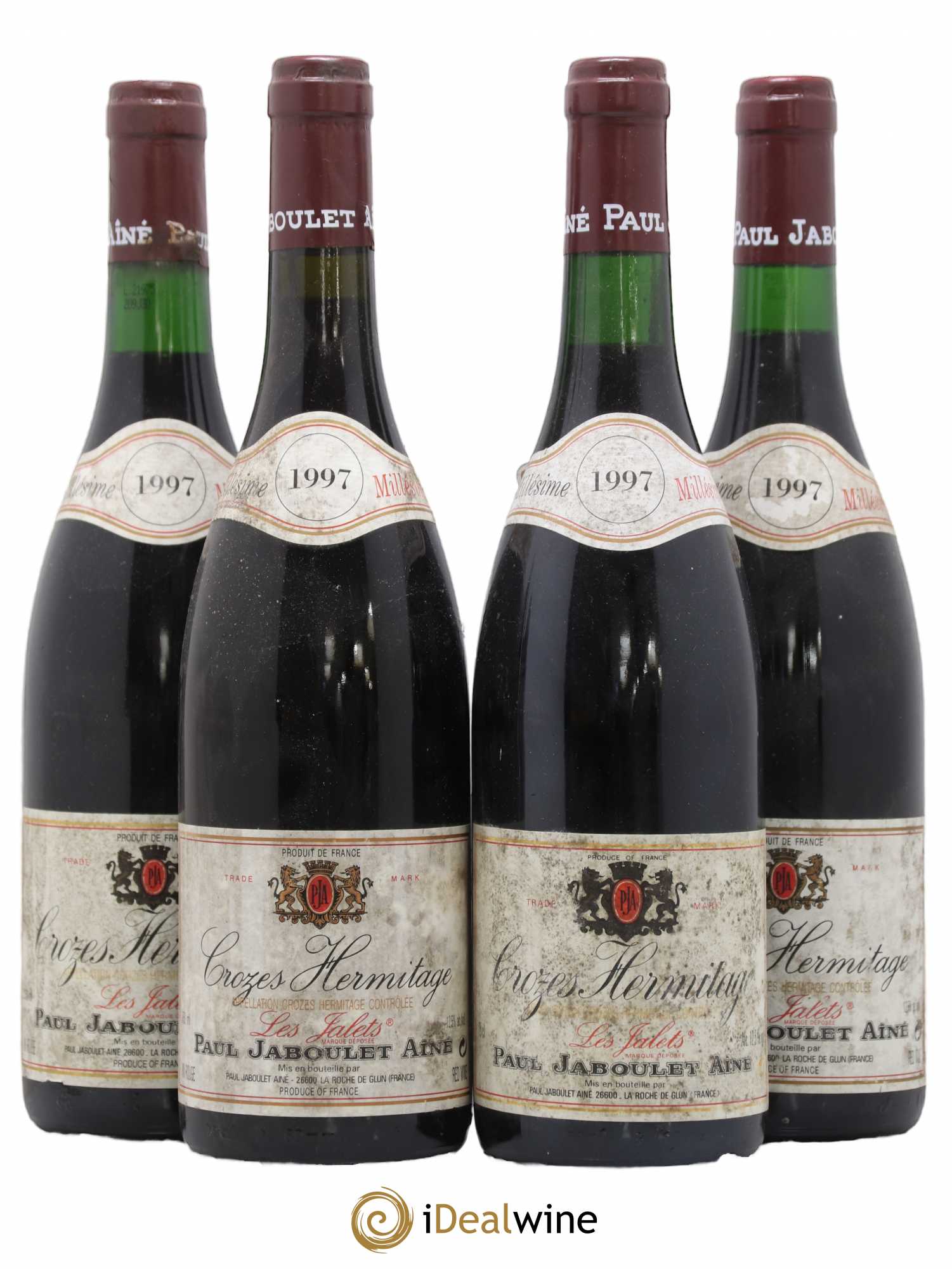 Crozes-Hermitage Les Jalets Paul Jaboulet Ainé 1997 - Lot de 4 bouteilles - 0