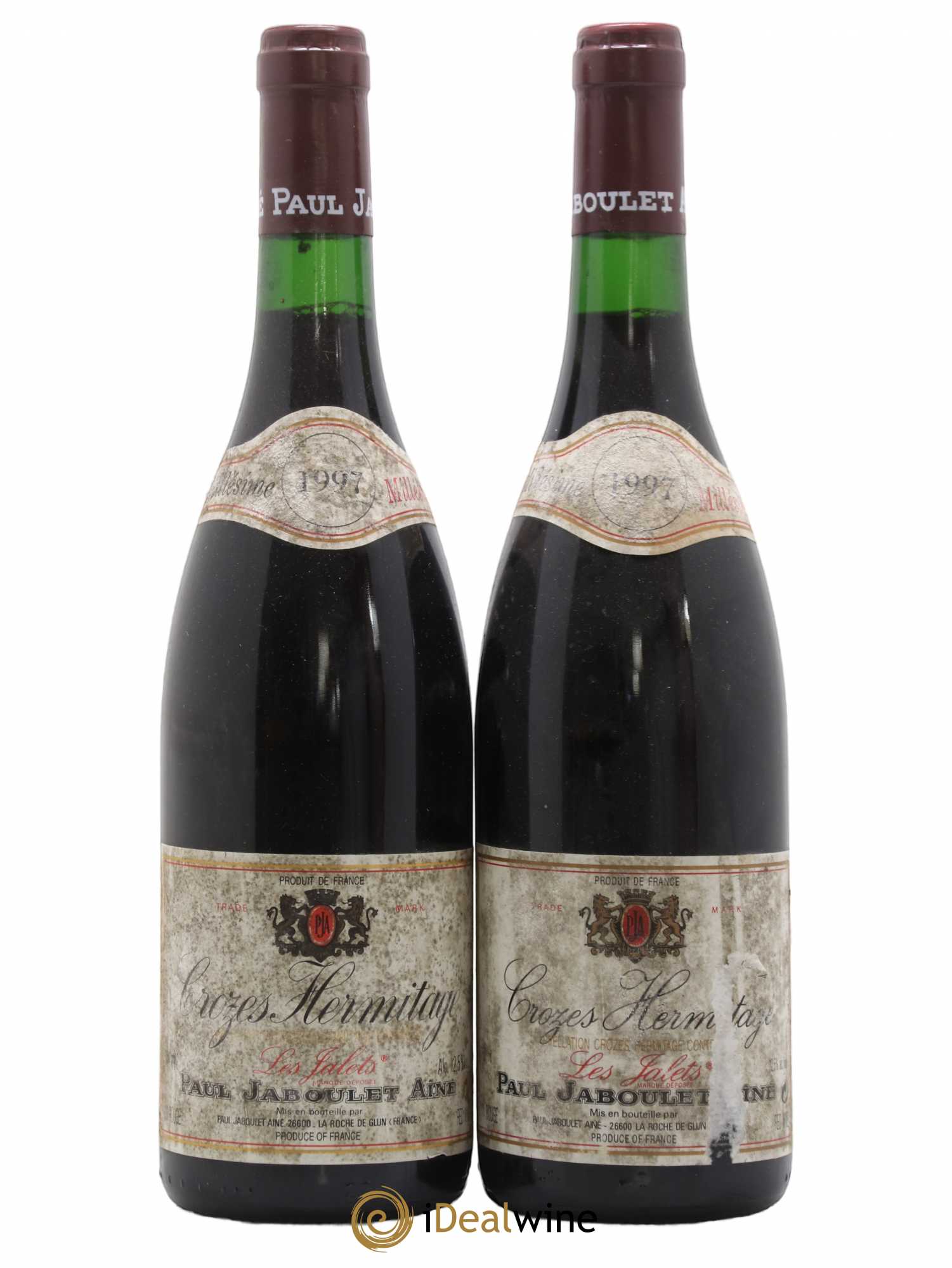 Crozes-Hermitage Les Jalets Paul Jaboulet Ainé 1997 - Lot de 2 bouteilles - 0