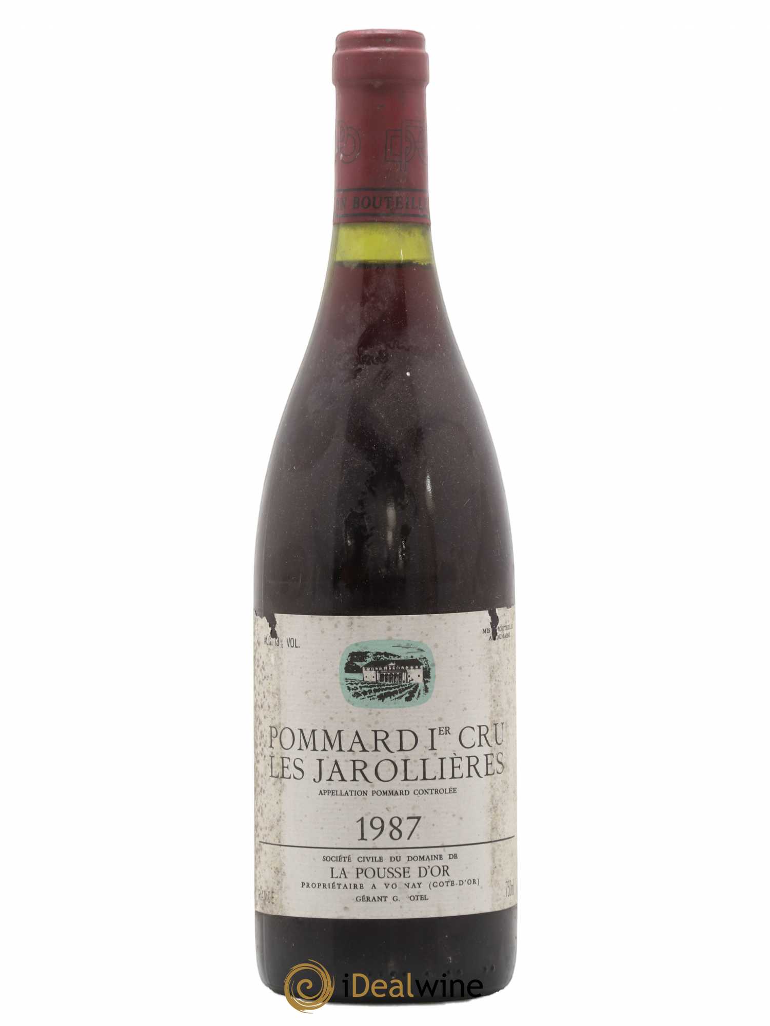 Pommard 1er Cru Les Jarollières La Pousse d'Or (Domaine de) 1987 - Lot de 1 bouteille - 0