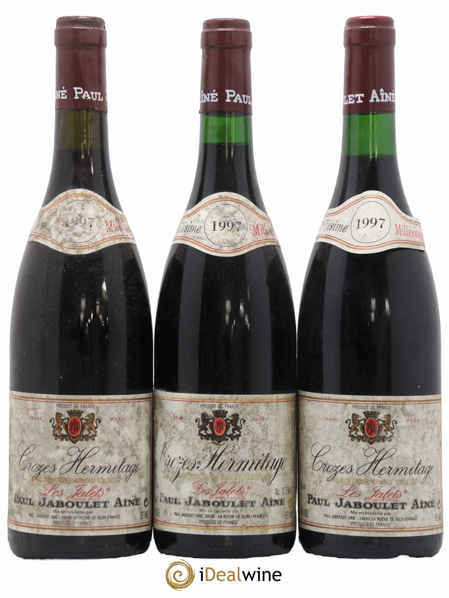 Crozes-Hermitage Les Jalets Paul Jaboulet Ainé 1997 - Lot de 3 bouteilles - 0