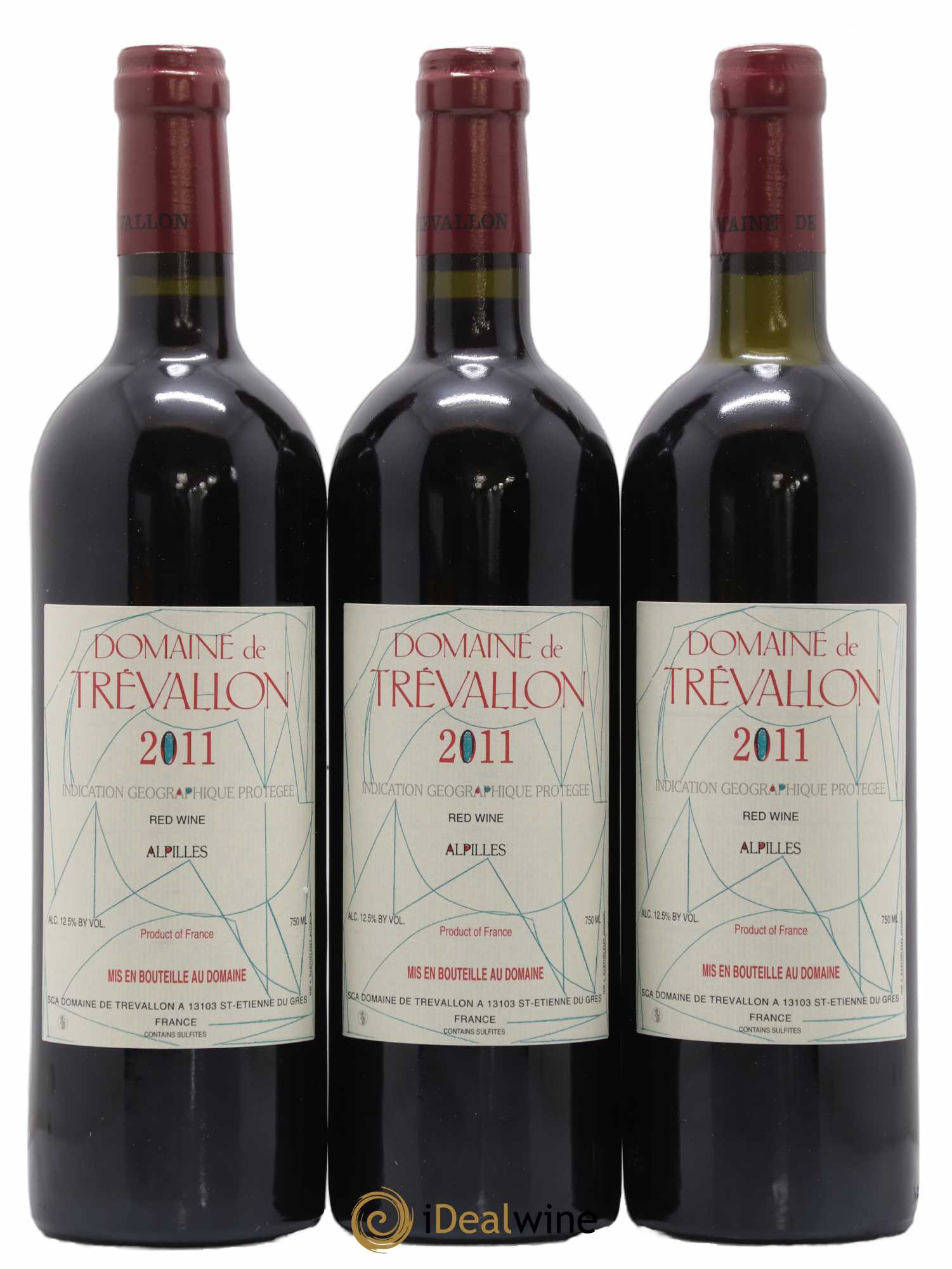 Alpilles Trévallon (Domaine de) Eloi Dürrbach 2011 - Lot de 3 bouteilles - 0