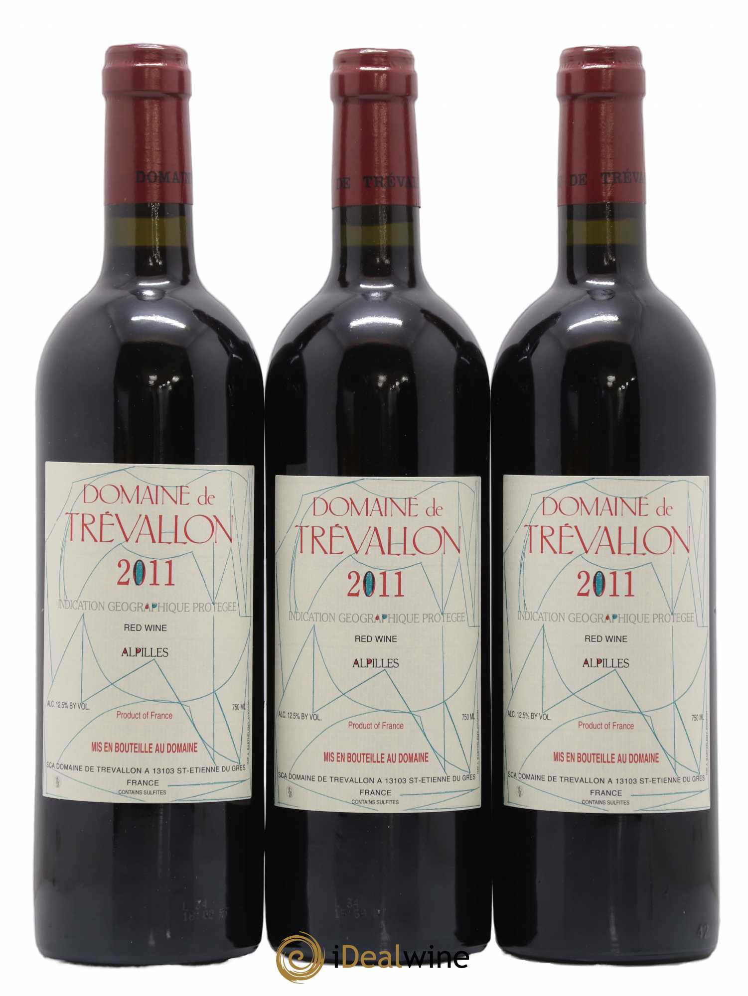 Alpilles Trévallon (Domaine de) Eloi Dürrbach 2011 - Lot de 3 bouteilles - 0