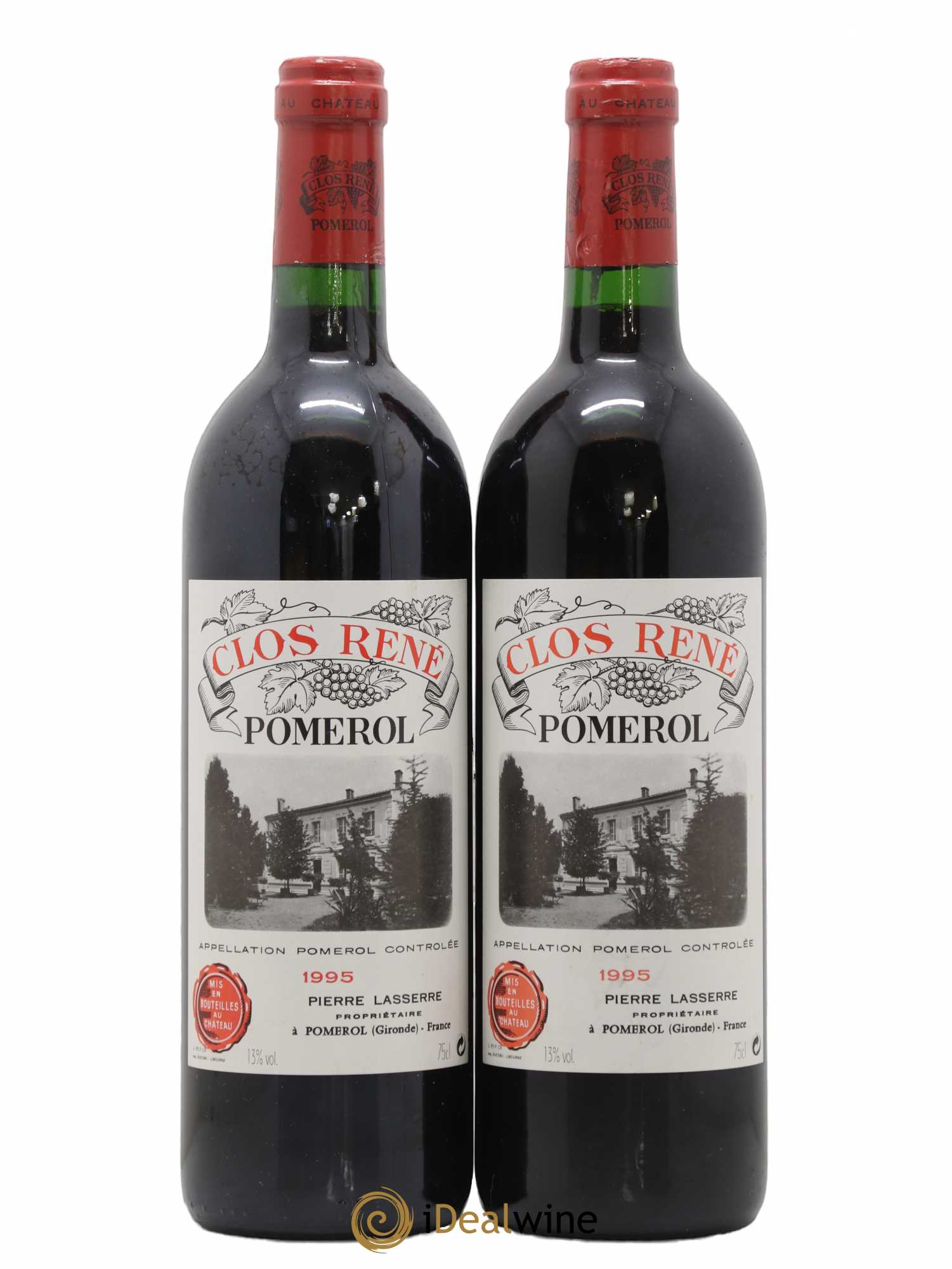 Clos René 1995 - Posten von 2 Flaschen - 0