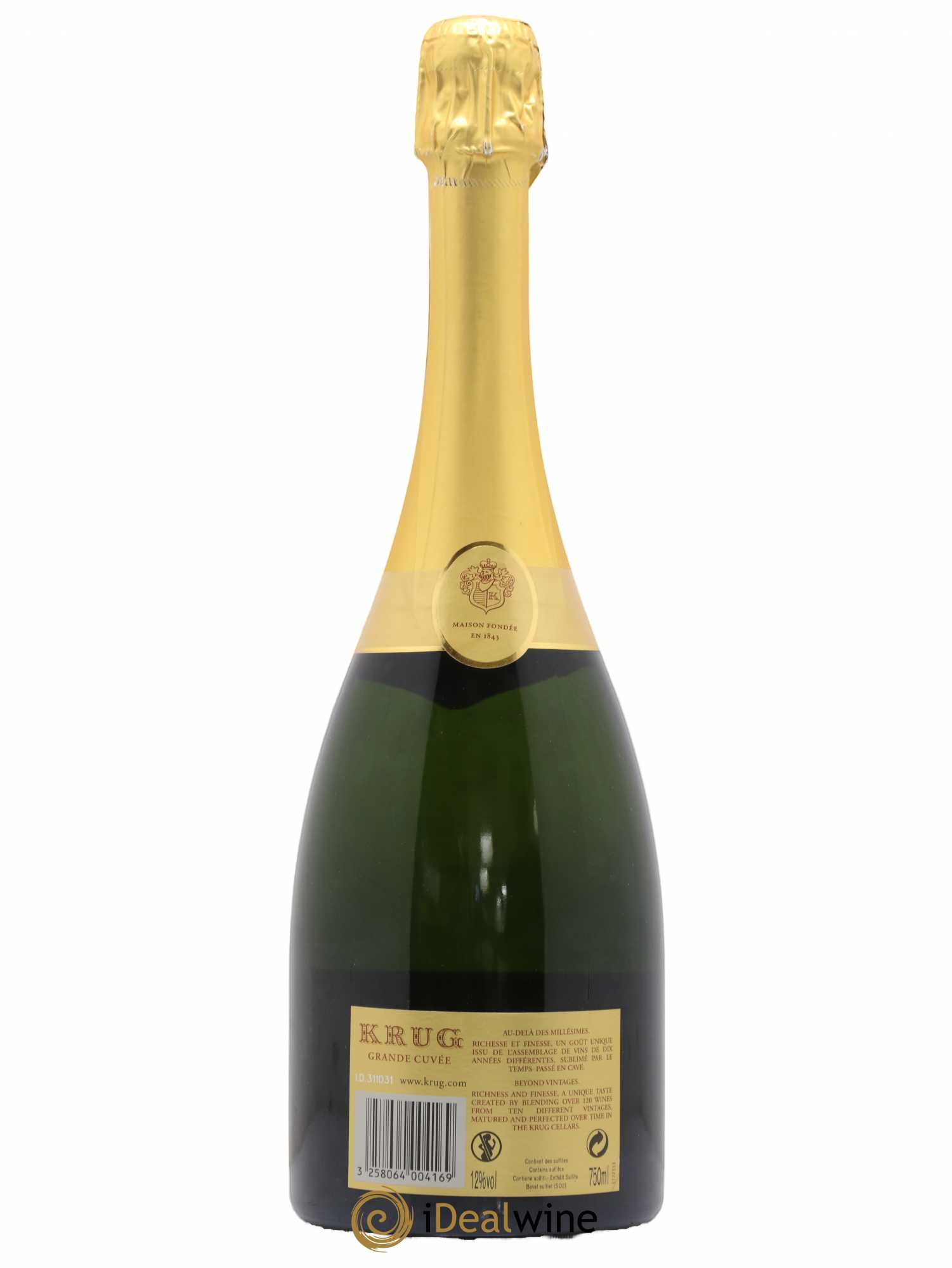 Grande Cuvée Brut Krug - Lot de 1 bouteille - 1