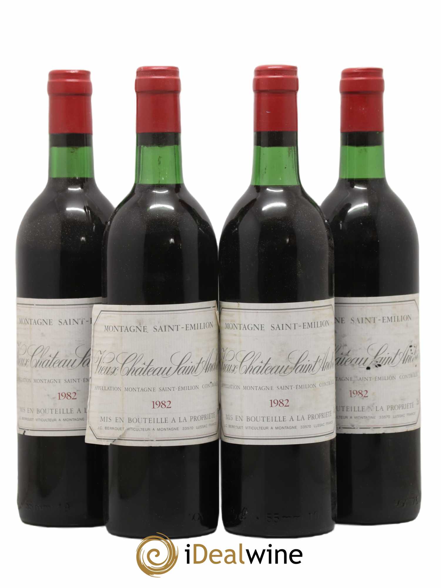 Vieux Château Saint-André 1982 - Lot de 4 bouteilles - 0