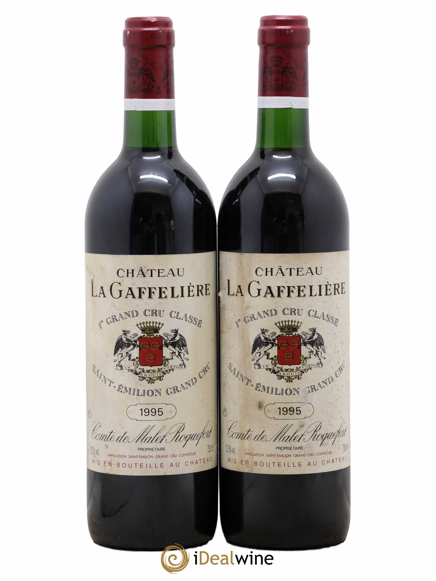 Château la Gaffelière 1er Grand Cru Classé B 1995 - Lot de 2 bouteilles - 0