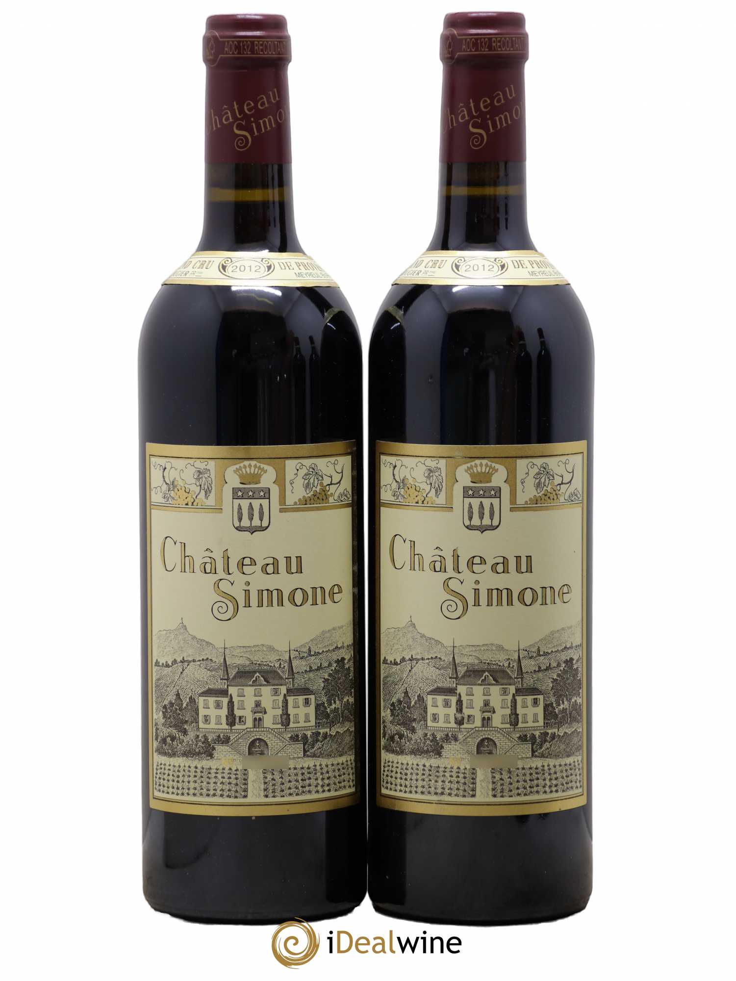 Palette Château Simone Famille Rougier 2012 - Lot de 2 bouteilles - 0