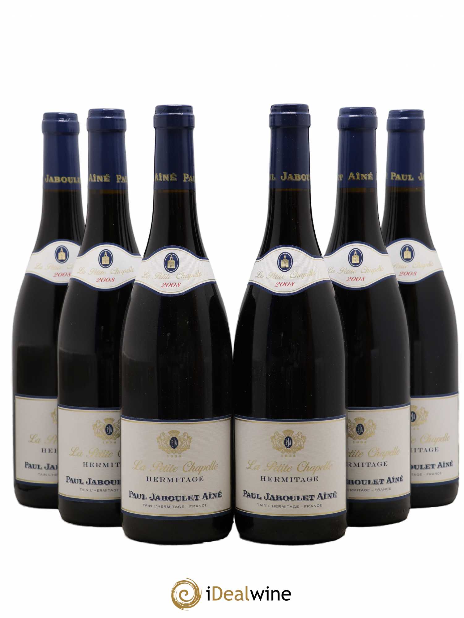 Hermitage La Petite Chapelle Paul Jaboulet Ainé 2008 - Lot de 6 bouteilles - 0