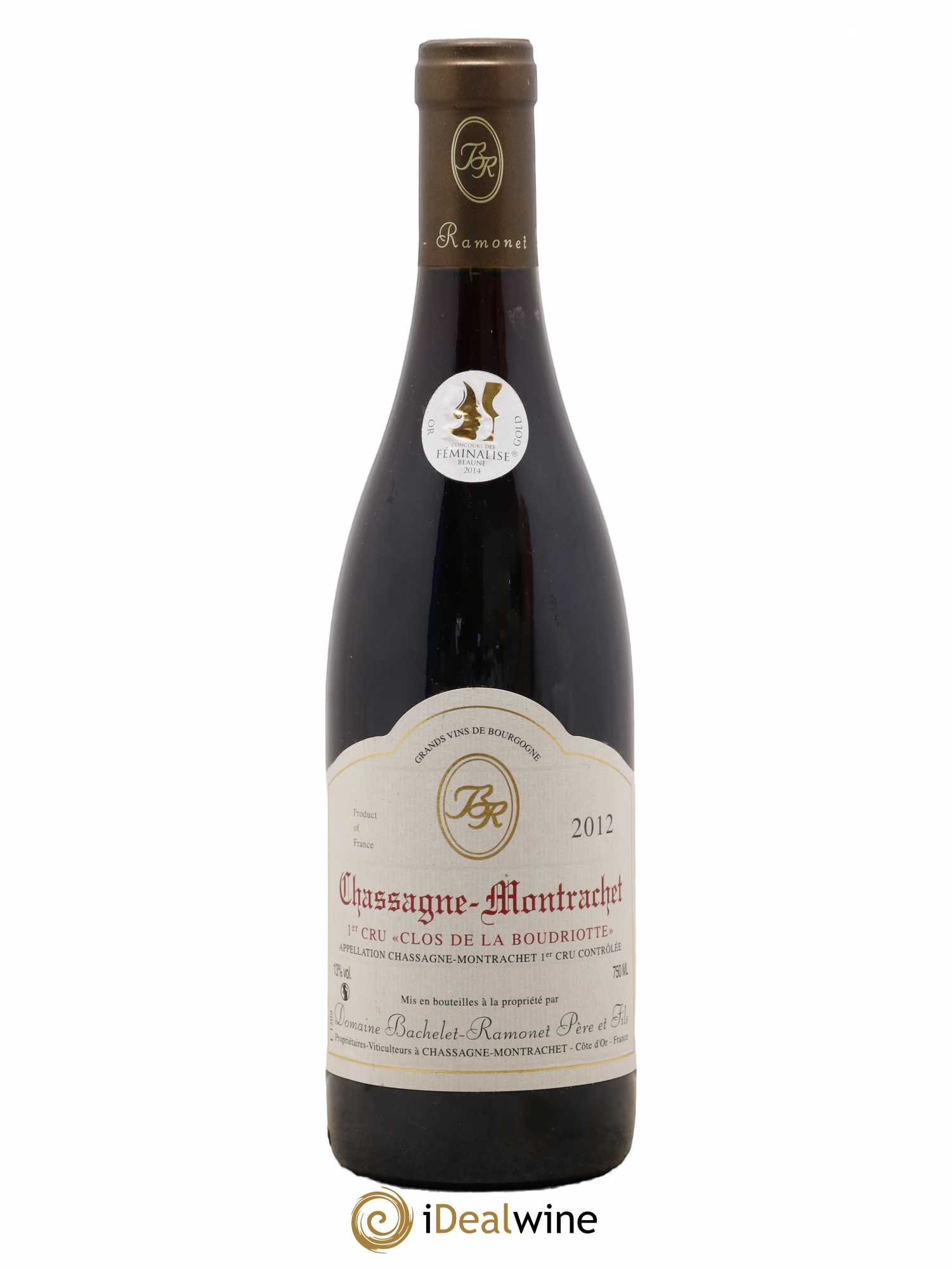 Chassagne-Montrachet 1er Cru Clos de la Boudriotte Bachelet-Ramonet (Domaine) 2012 - Lot de 1 bouteille - 0