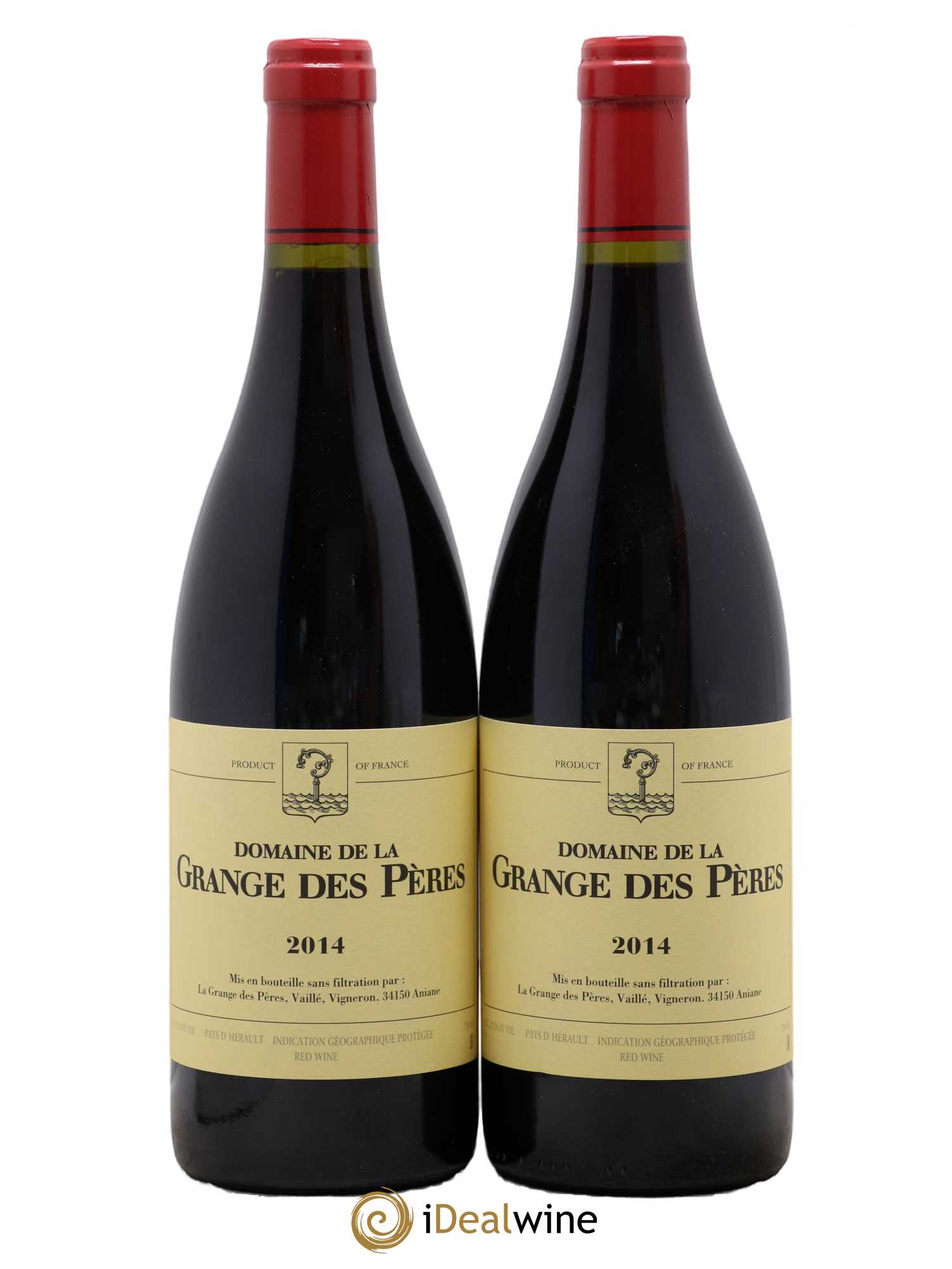 Pays d'Hérault Grange des Pères Laurent Vaillé 2014 - Lot de 2 bouteilles - 0