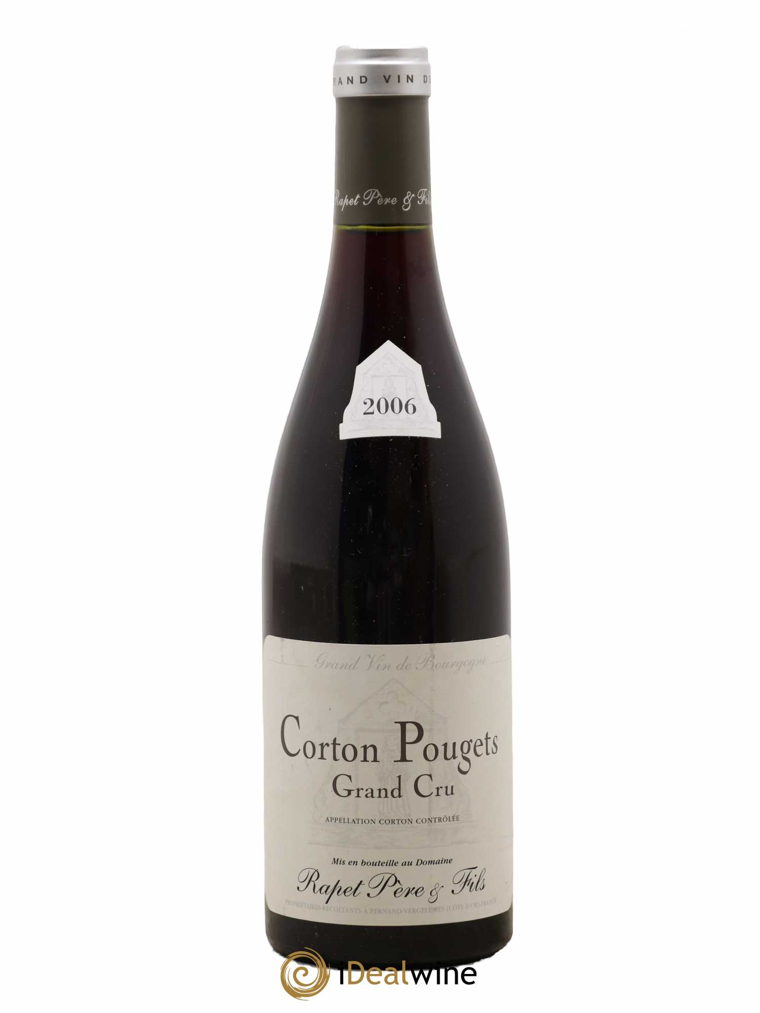 Corton Grand Cru Pougets Rapet Père & Fils 2006 - Lot de 1 bouteille - 0