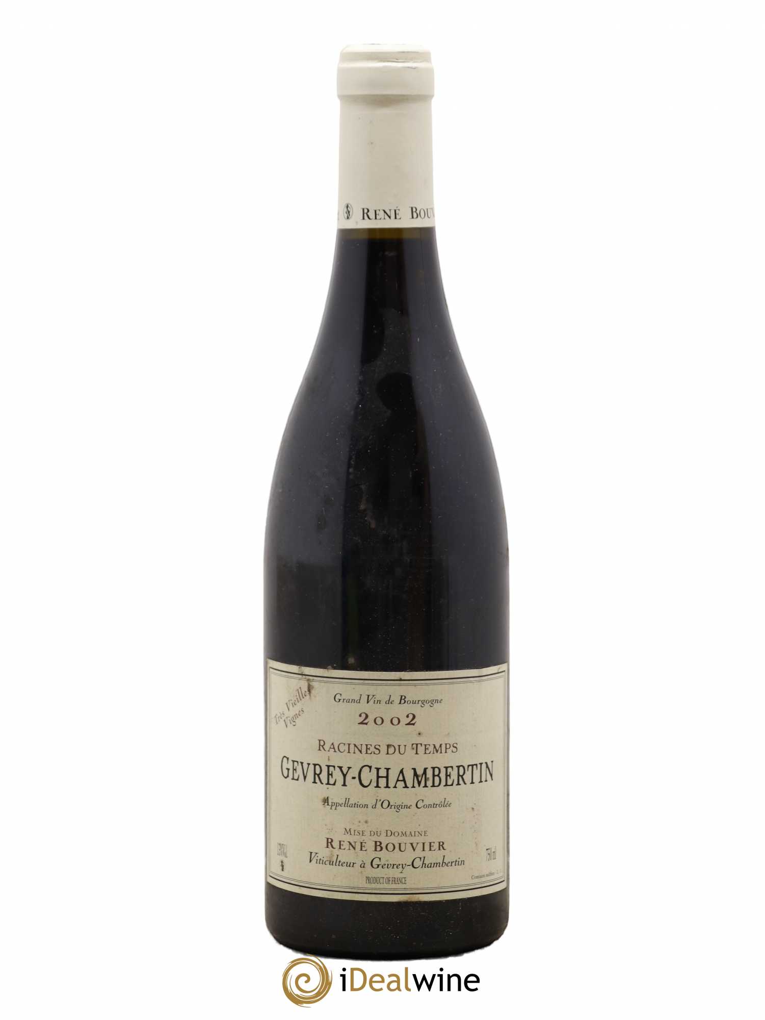 Gevrey-Chambertin Très Vieilles Vignes Les Racines du Temps René Bouvier 2002 - Posten von 1 Flasche - 0