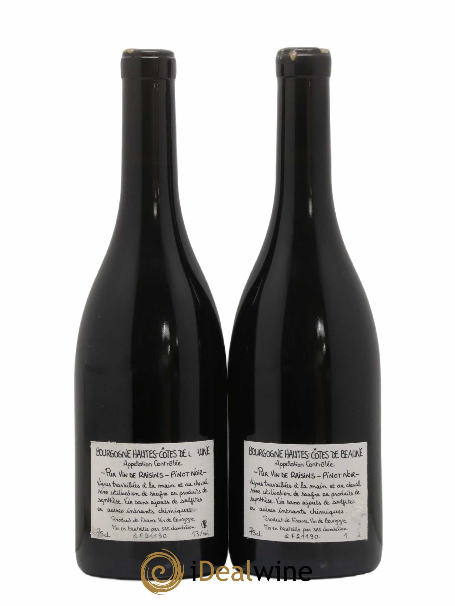 Hautes-Côtes de Beaune Nature Dandelion (Domaine) 2020 - Lot de 2 bouteilles - 1
